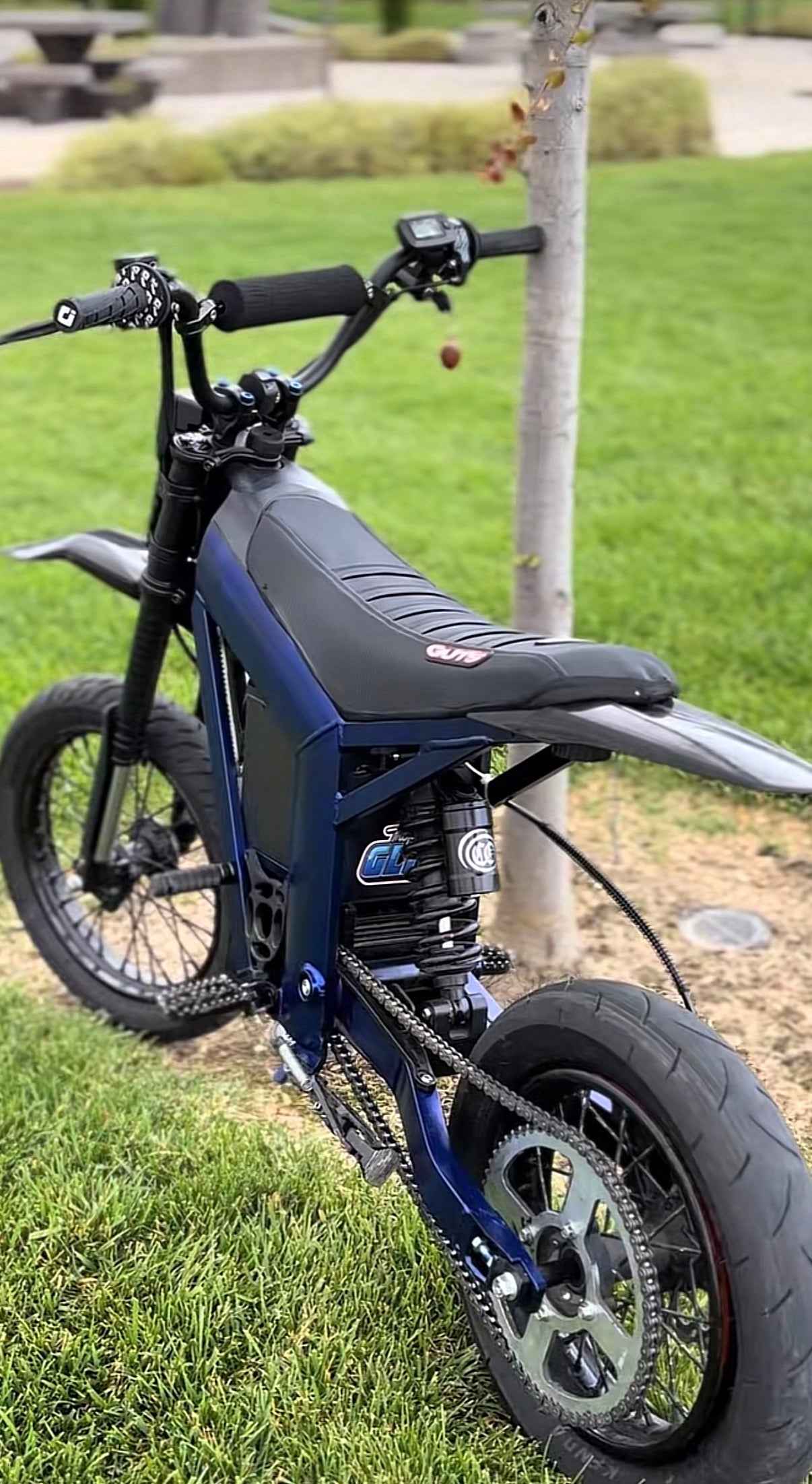 Dark Blue "Sparkly" Powder Coated Style Frame Wrap