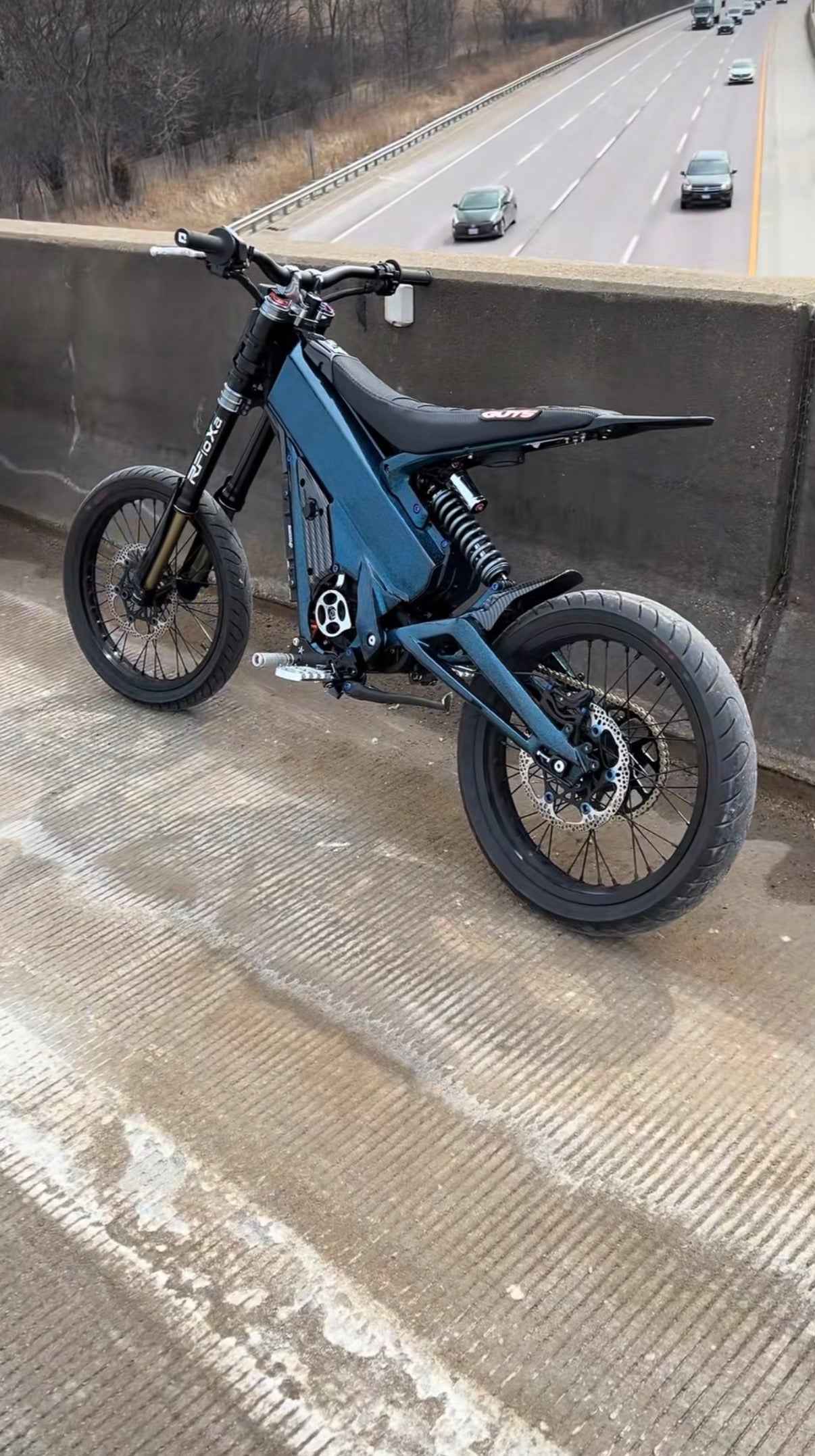 Dark Blue "Sparkly" Powder Coated Style Frame Wrap