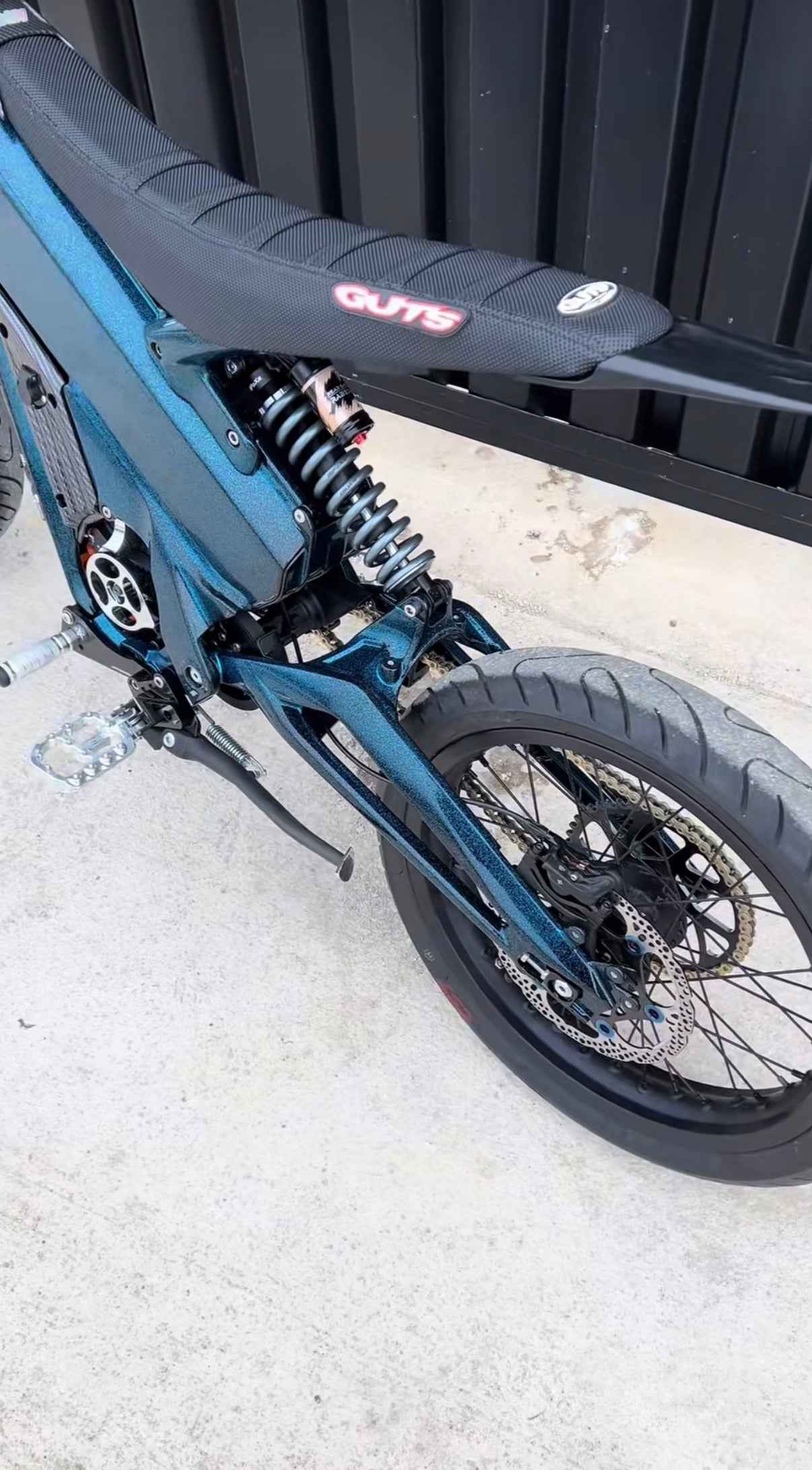 Dark Blue "Sparkly" Powder Coated Style Frame Wrap