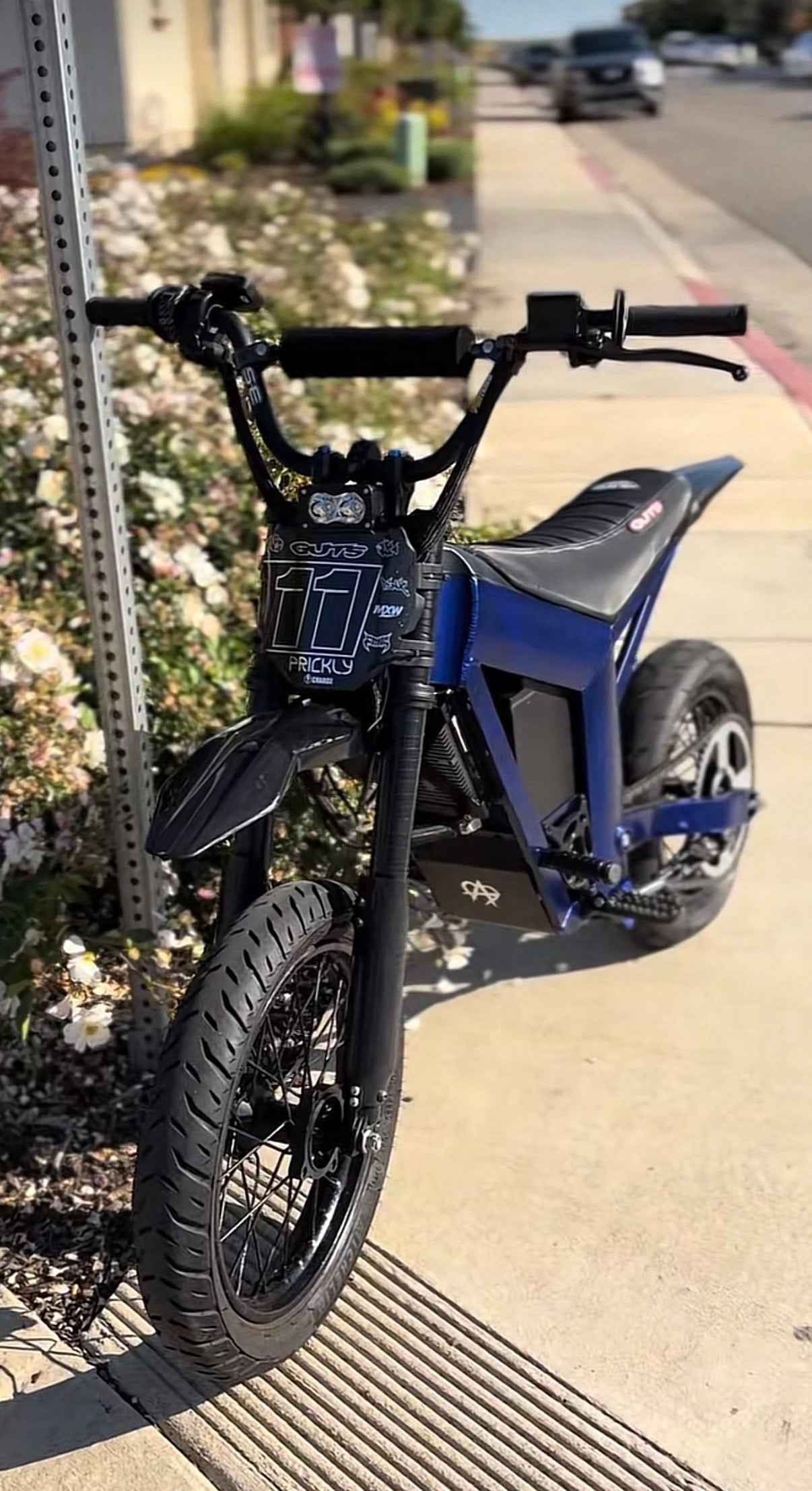 Dark Blue "Sparkly" Powder Coated Style Frame Wrap