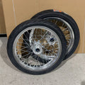 Surron LBX 17" Chrome Wheelset+Pre-installed Tires