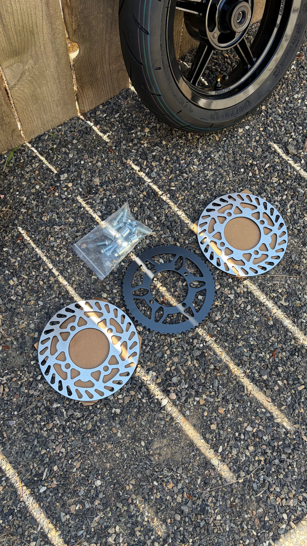Tuttio Soleil 01/Yozma IN10 12-Inch Supermoto Wheelset