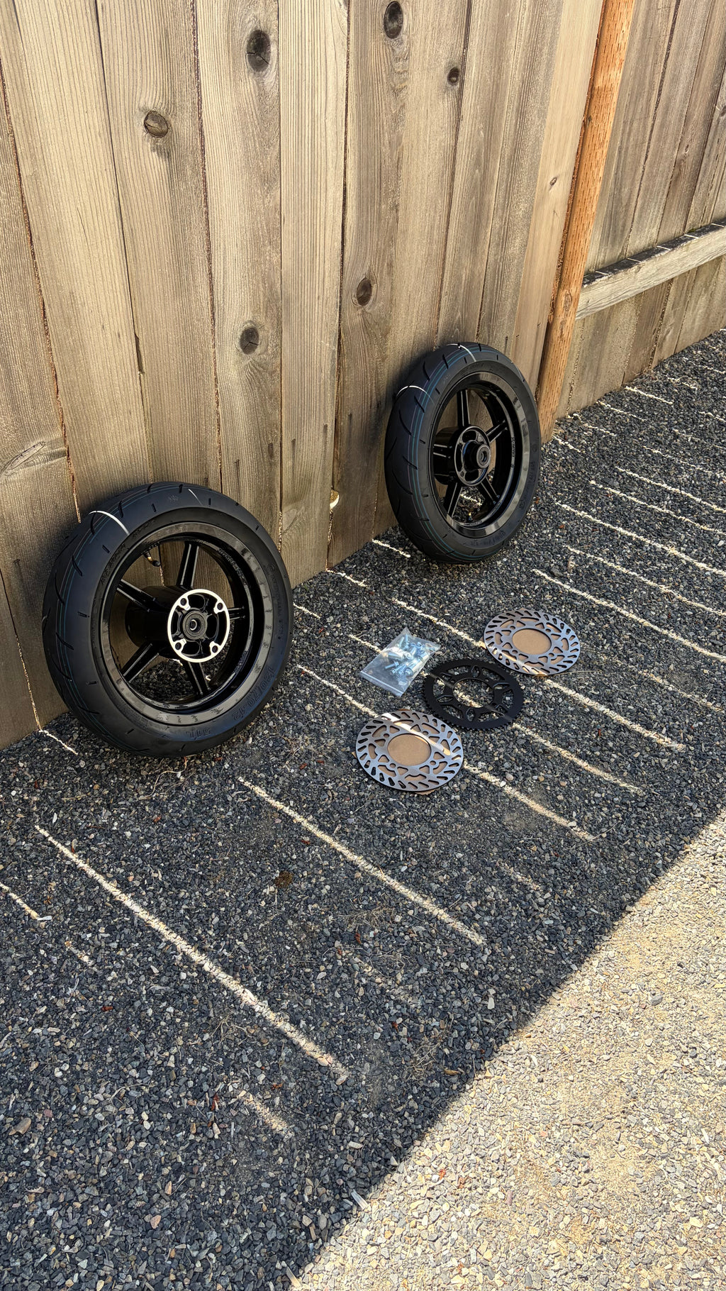 Tuttio Soleil 01/Yozma IN10 12-Inch Supermoto Wheelset