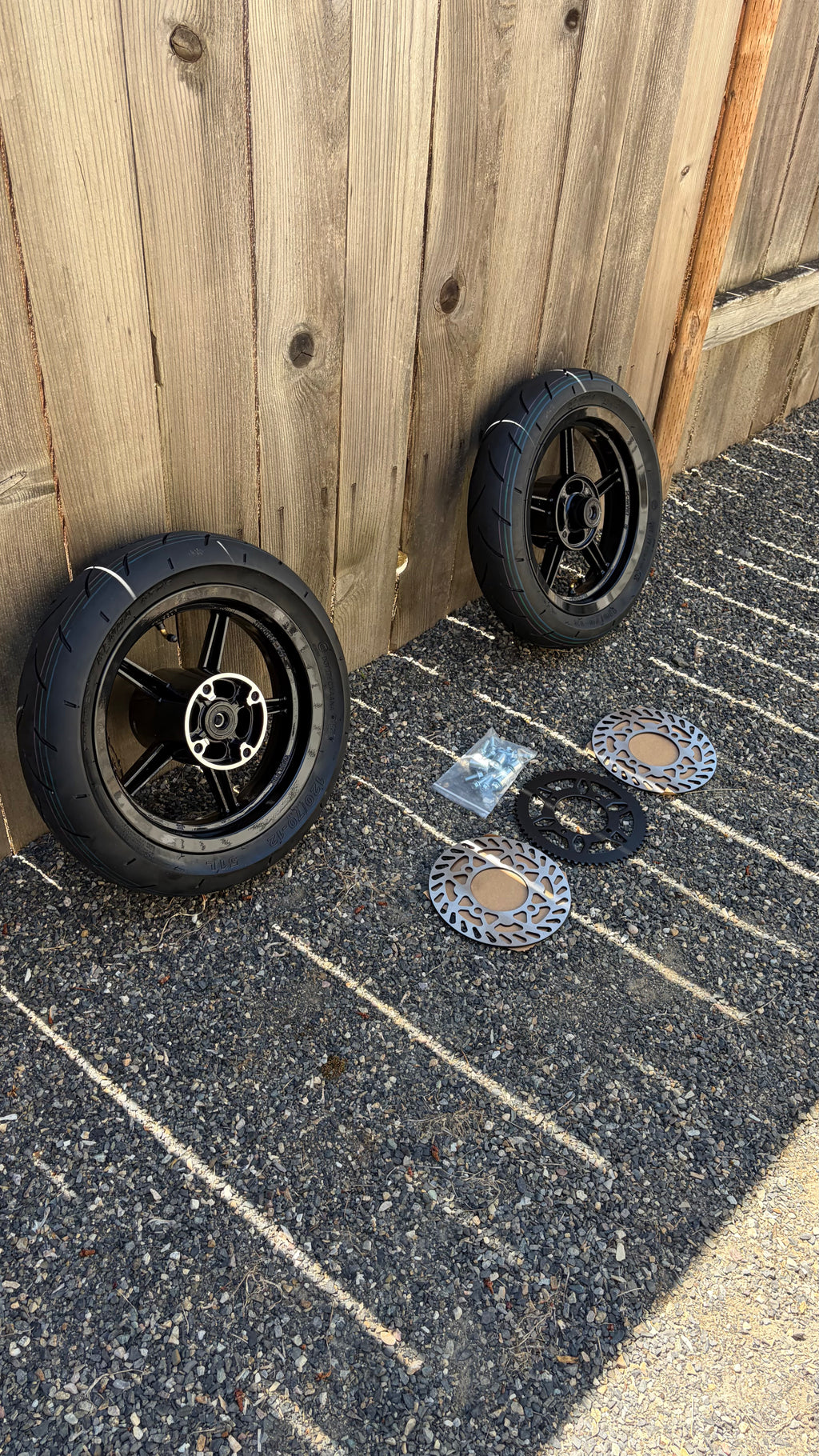 Tuttio Soleil 01/Yozma IN10 12-Inch Supermoto Wheelset