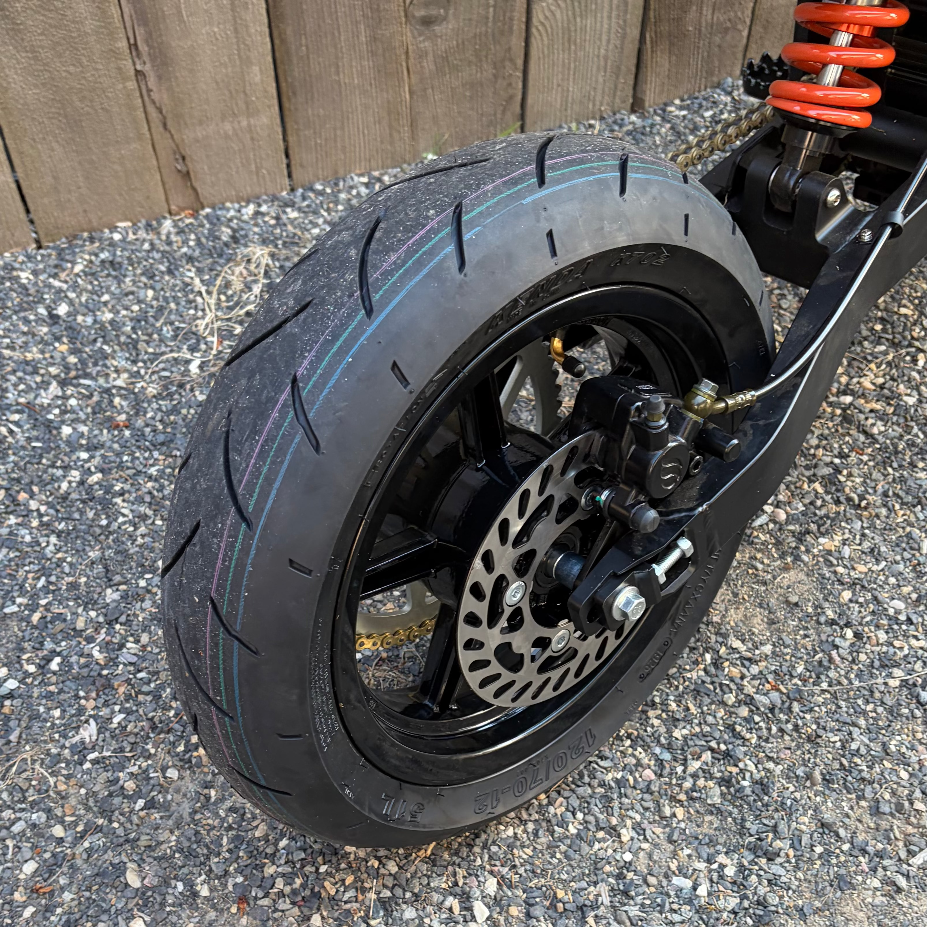 Tuttio Soleil 01/Yozma IN10 12-Inch Supermoto Wheelset