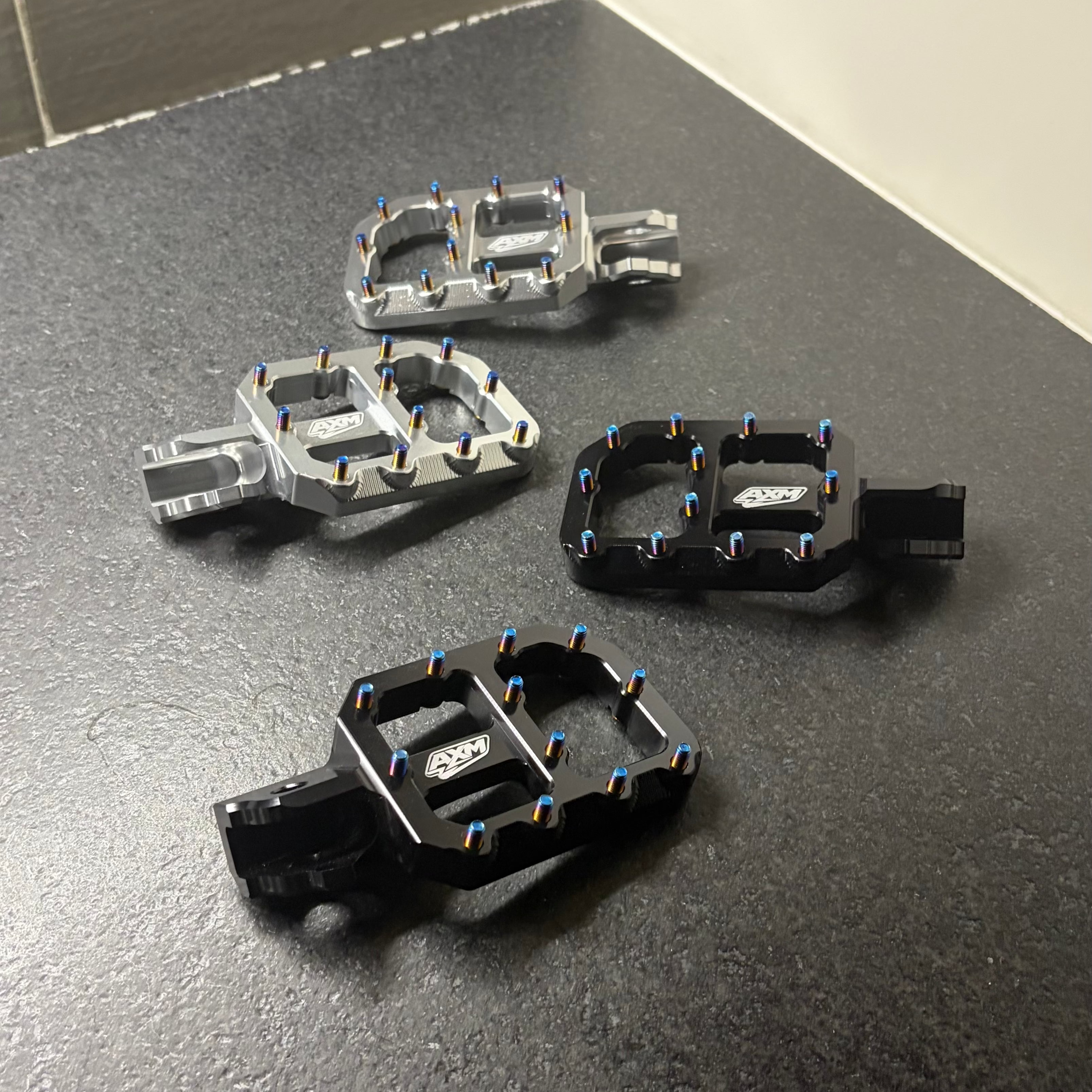 Extra Wide Talaria X3 Titanium Pegs with Mounting Kit