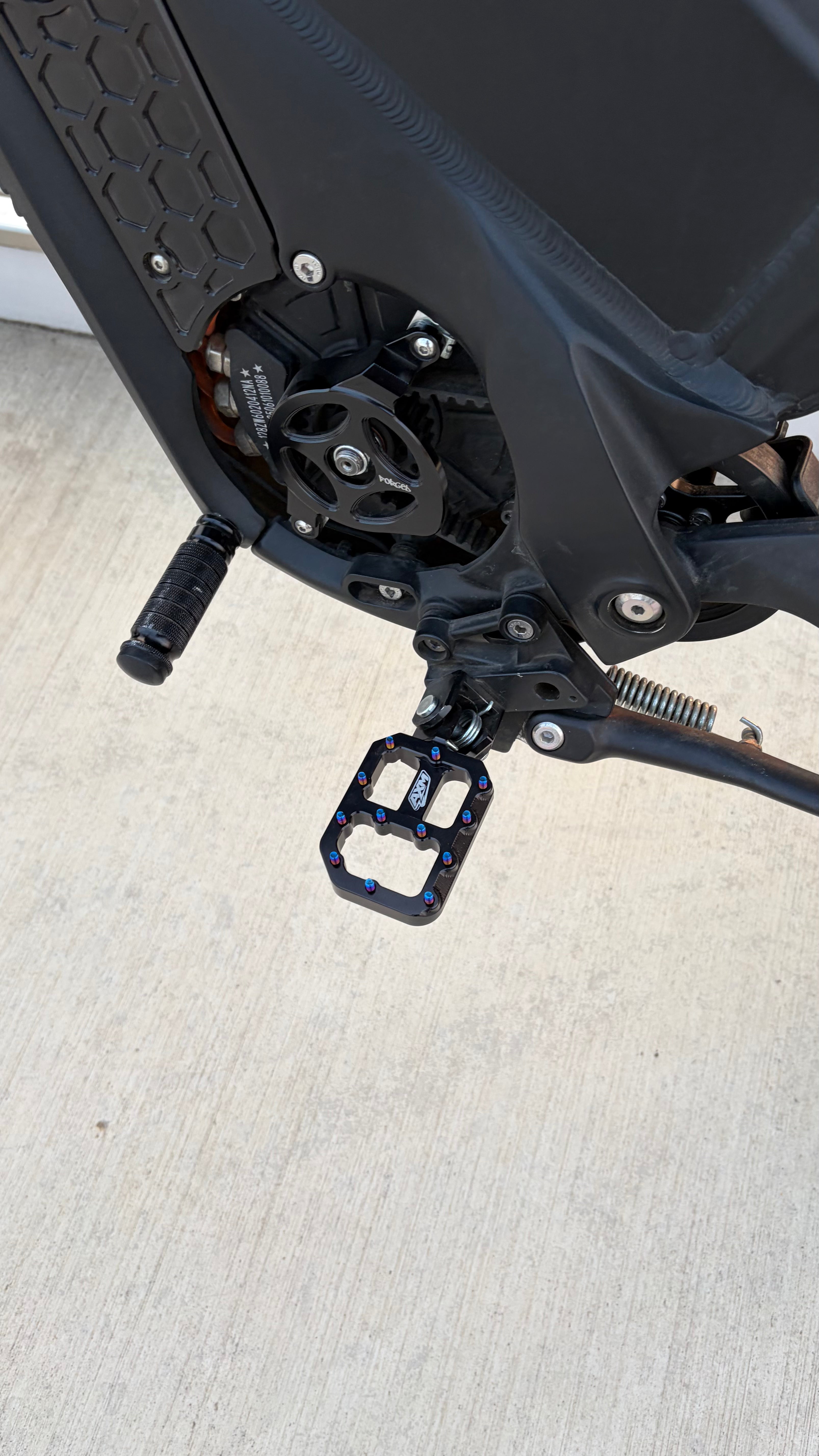 Extra Wide Talaria X3 Titanium Pegs with Mounting Kit