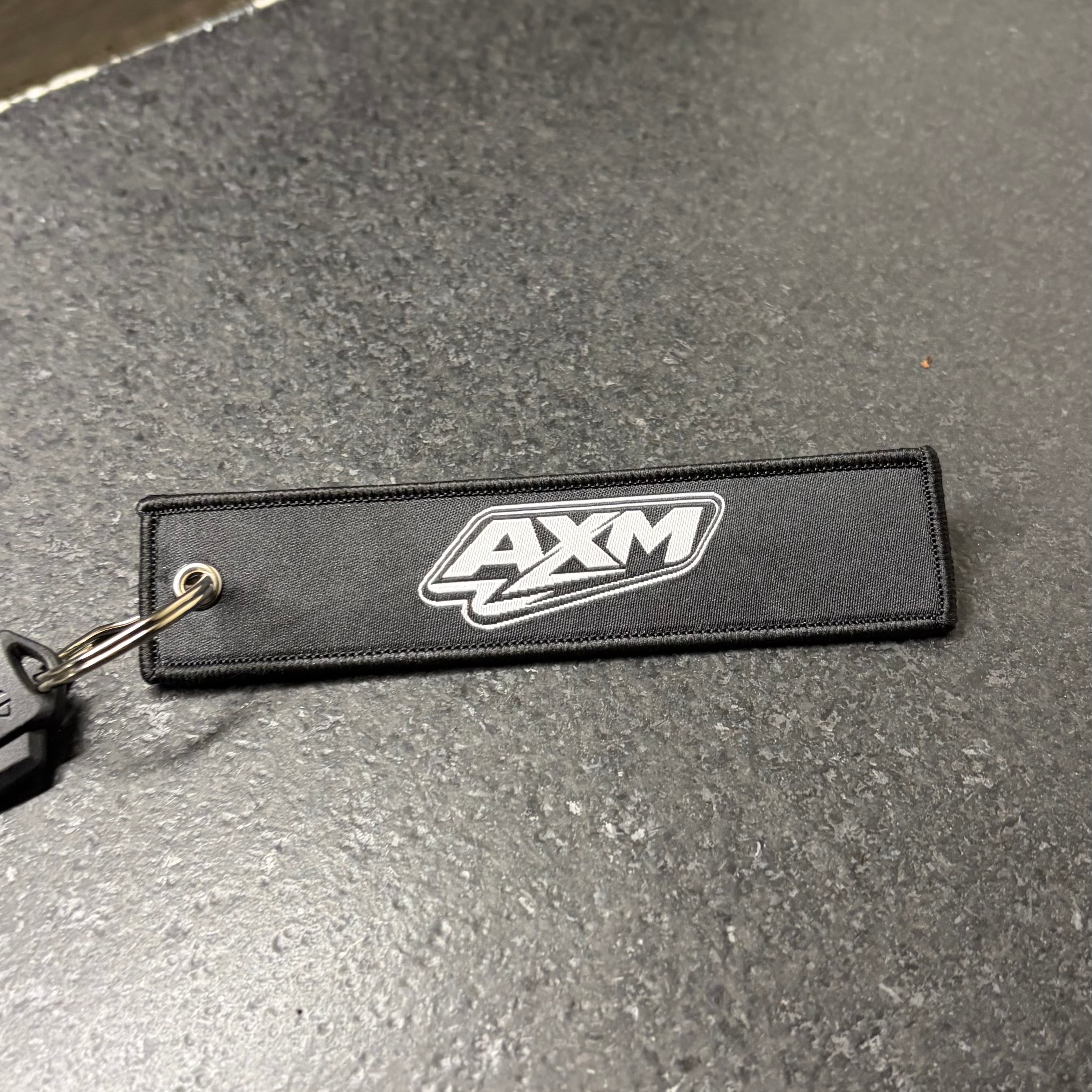 AxMotos Black Keychain