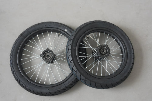 17/14 Tuttio / Yozma Supermoto Wheel Set
