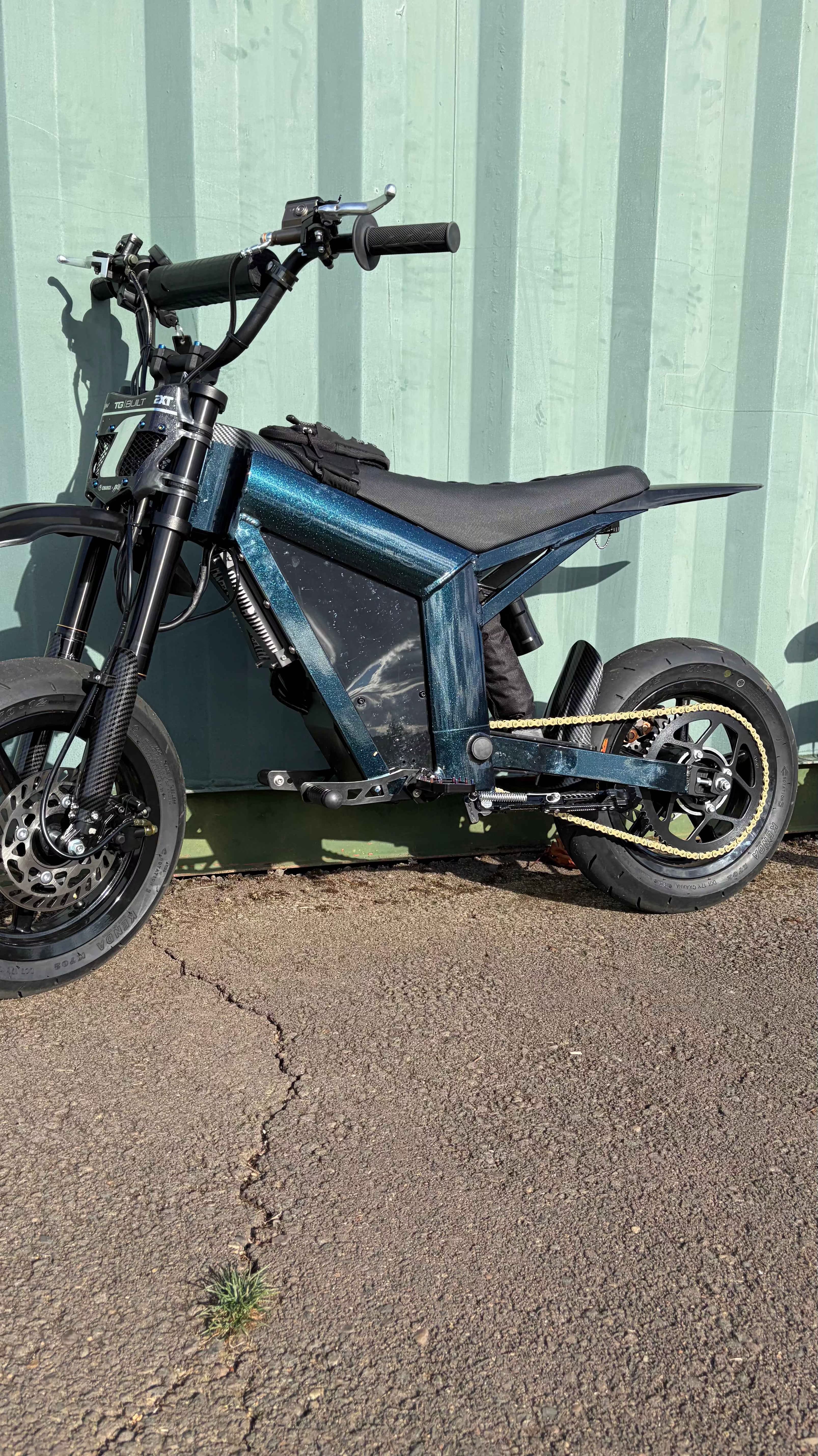 Dark Blue Sparkly Powder Coat Style Frame Wrap