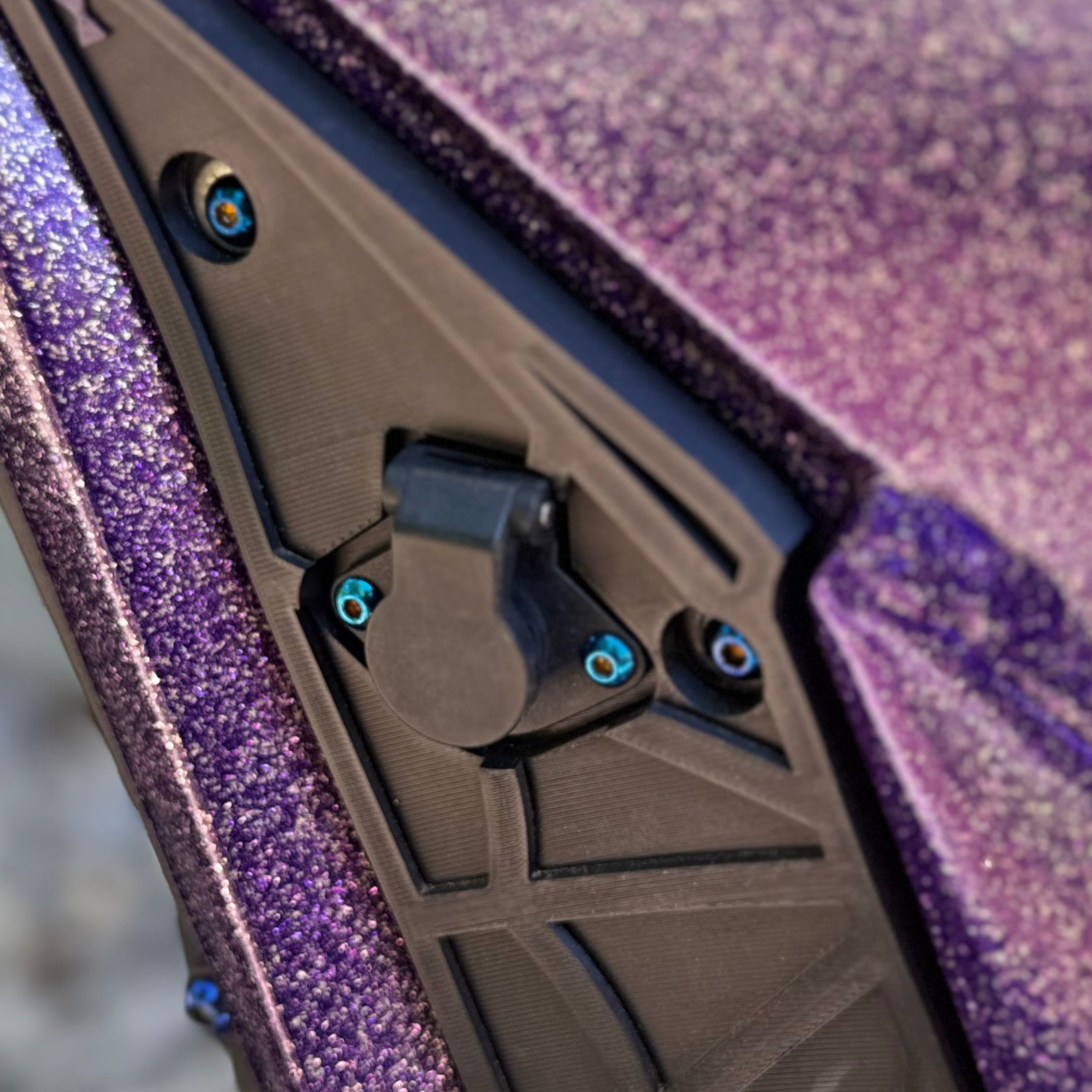 Titanium charger port bolts