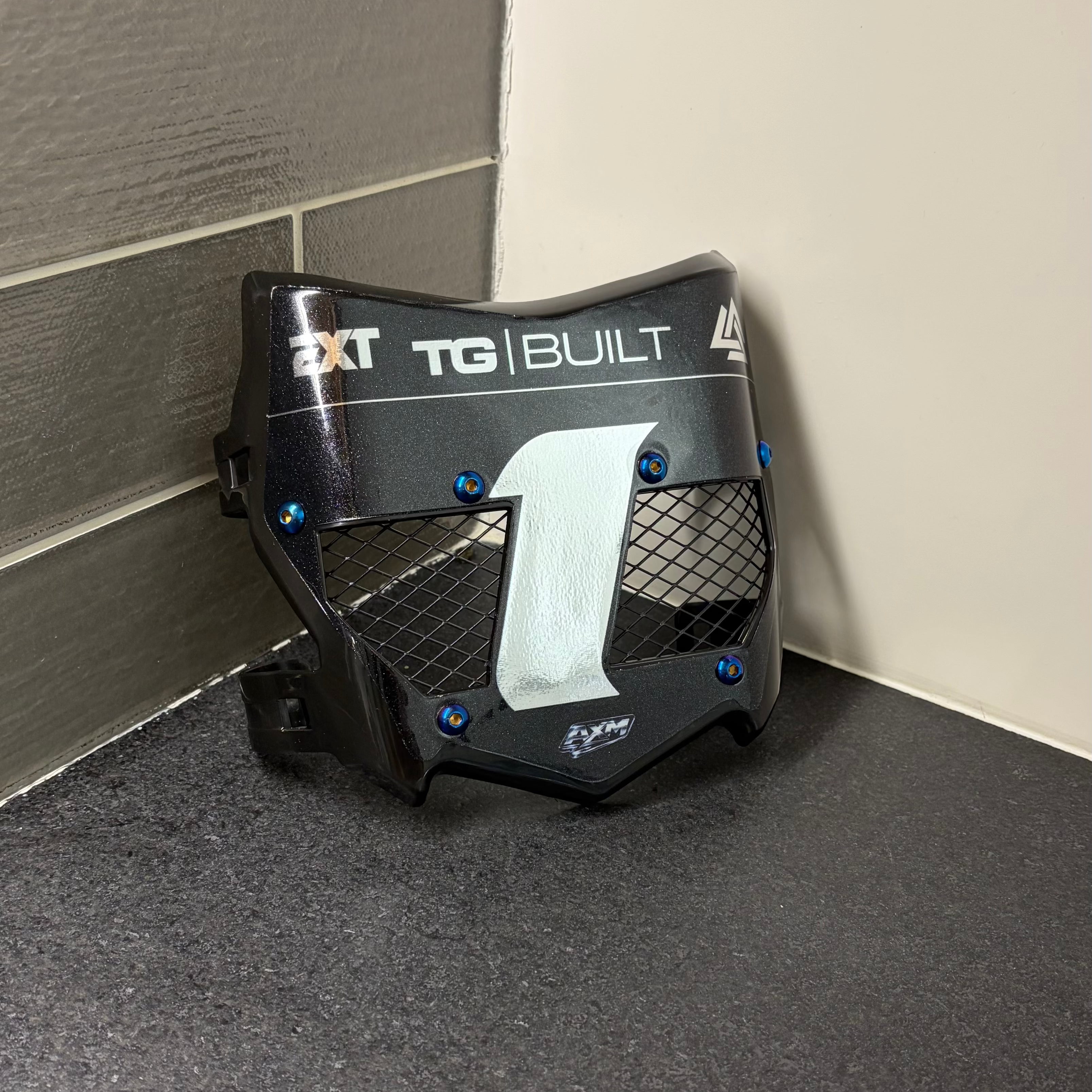 Vented Titanium Motocutz Plate (SHIPS SAME DAY)