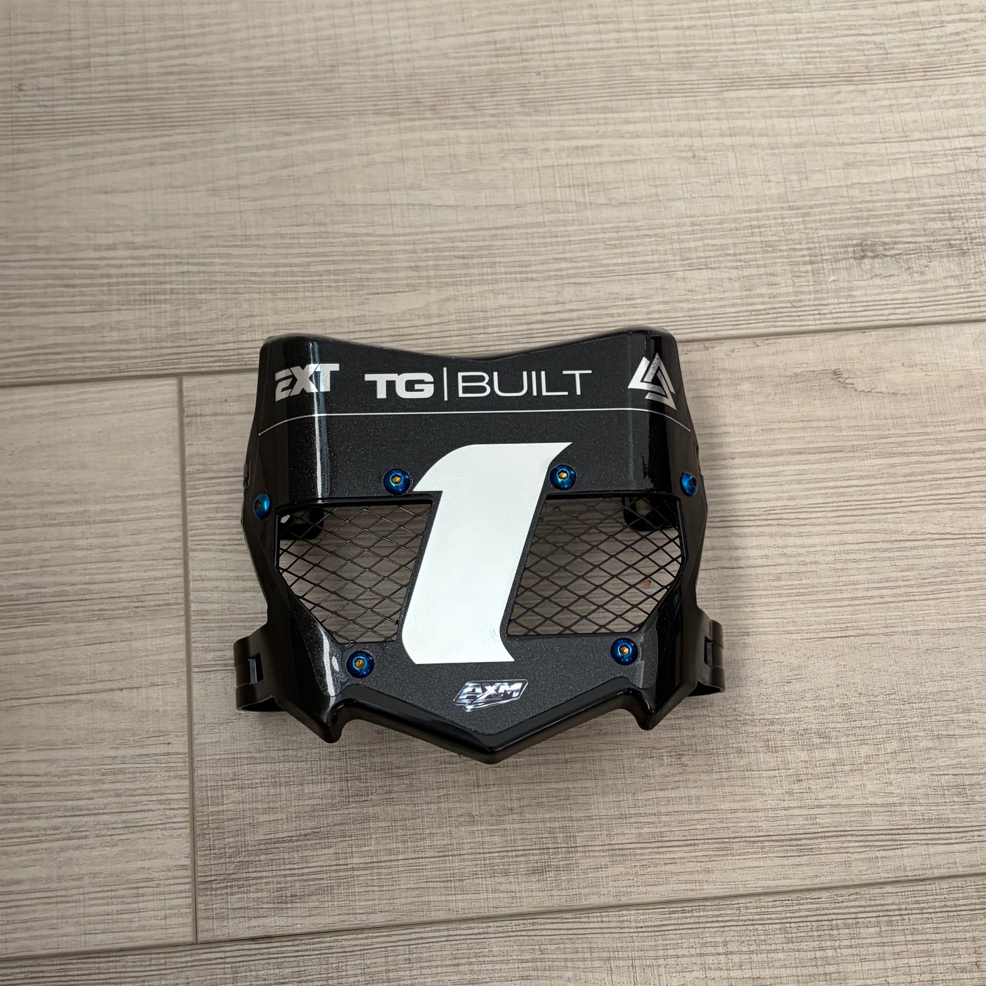 Vented Titanium Motocutz Plate (SHIPS SAME DAY)