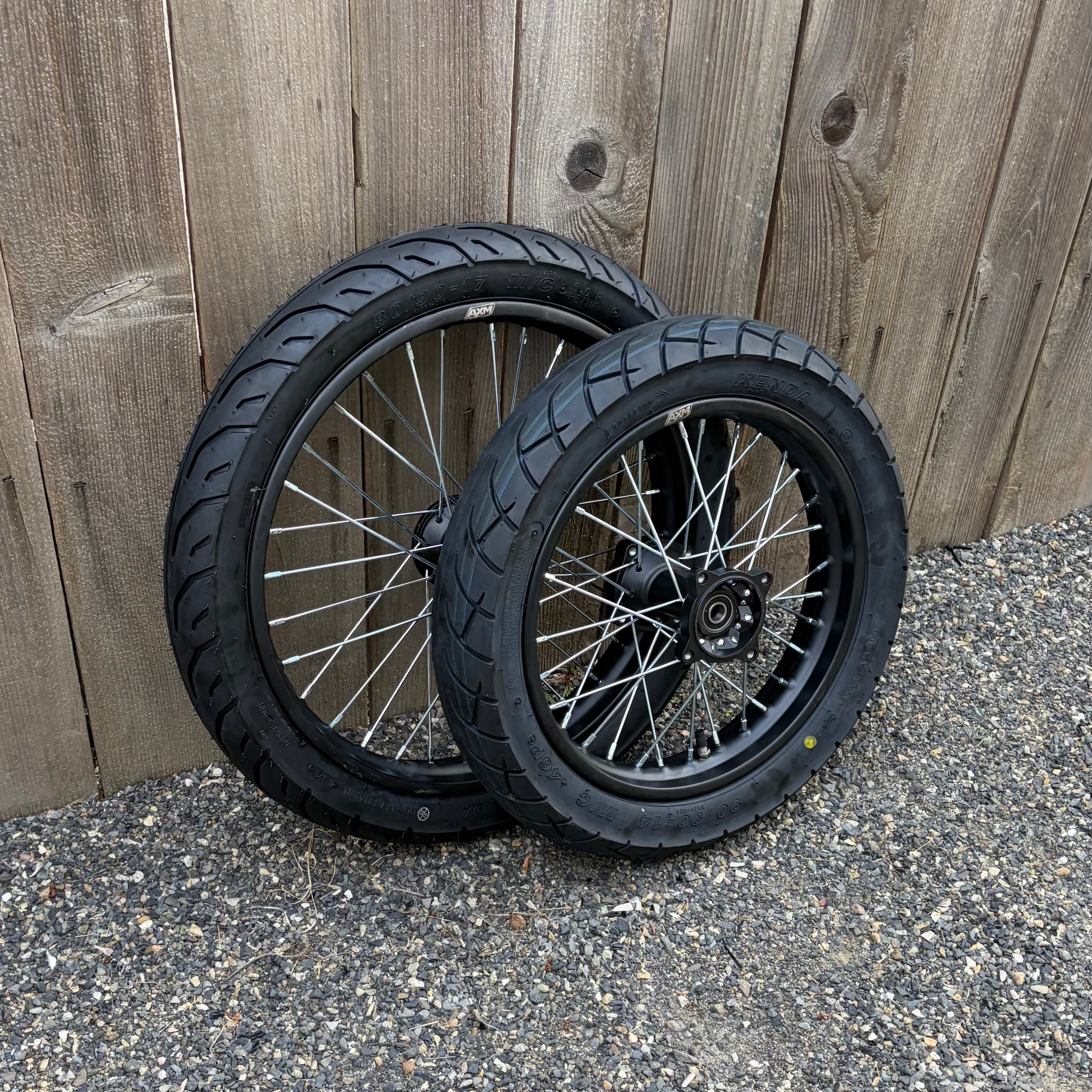 17/14 Tuttio / Yozma Supermoto Wheel Set (FAST SHIPPING)