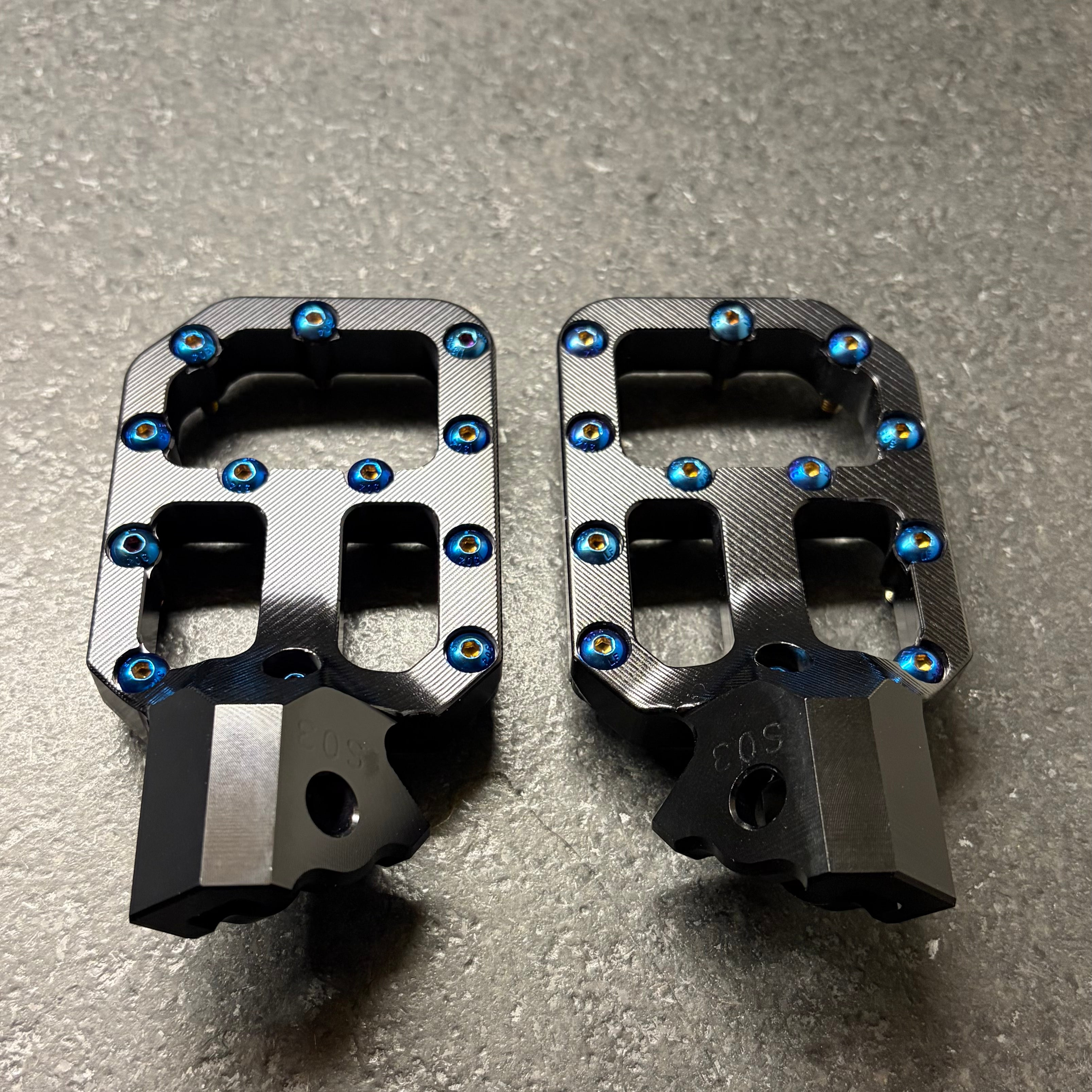 Extra Wide Tuttio Soleil 01 Titanium Pin Pegs (SHIPS SAME DAY)