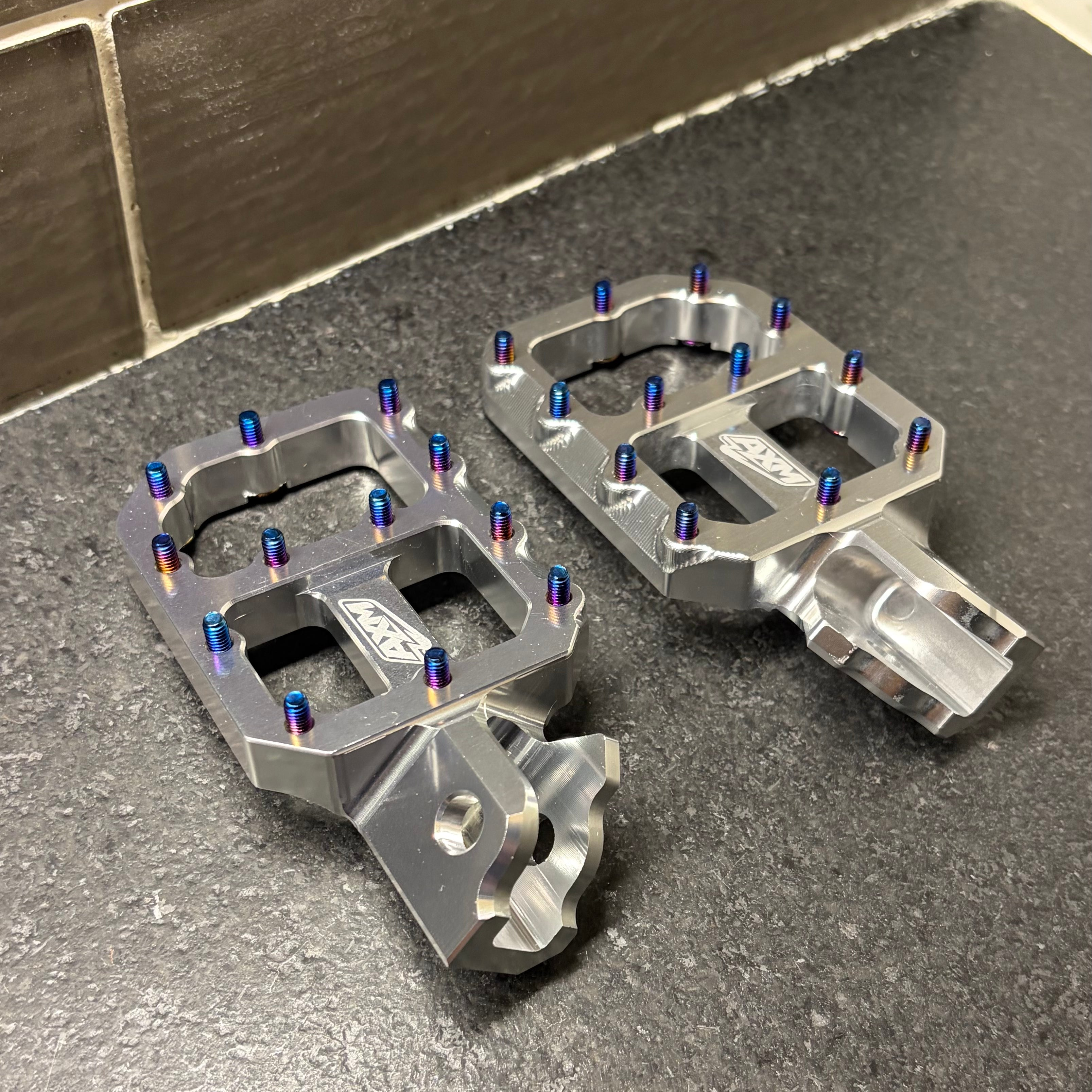 Surron LBX Wide Titanium Pin Pegs (SHIPS SAME DAY)