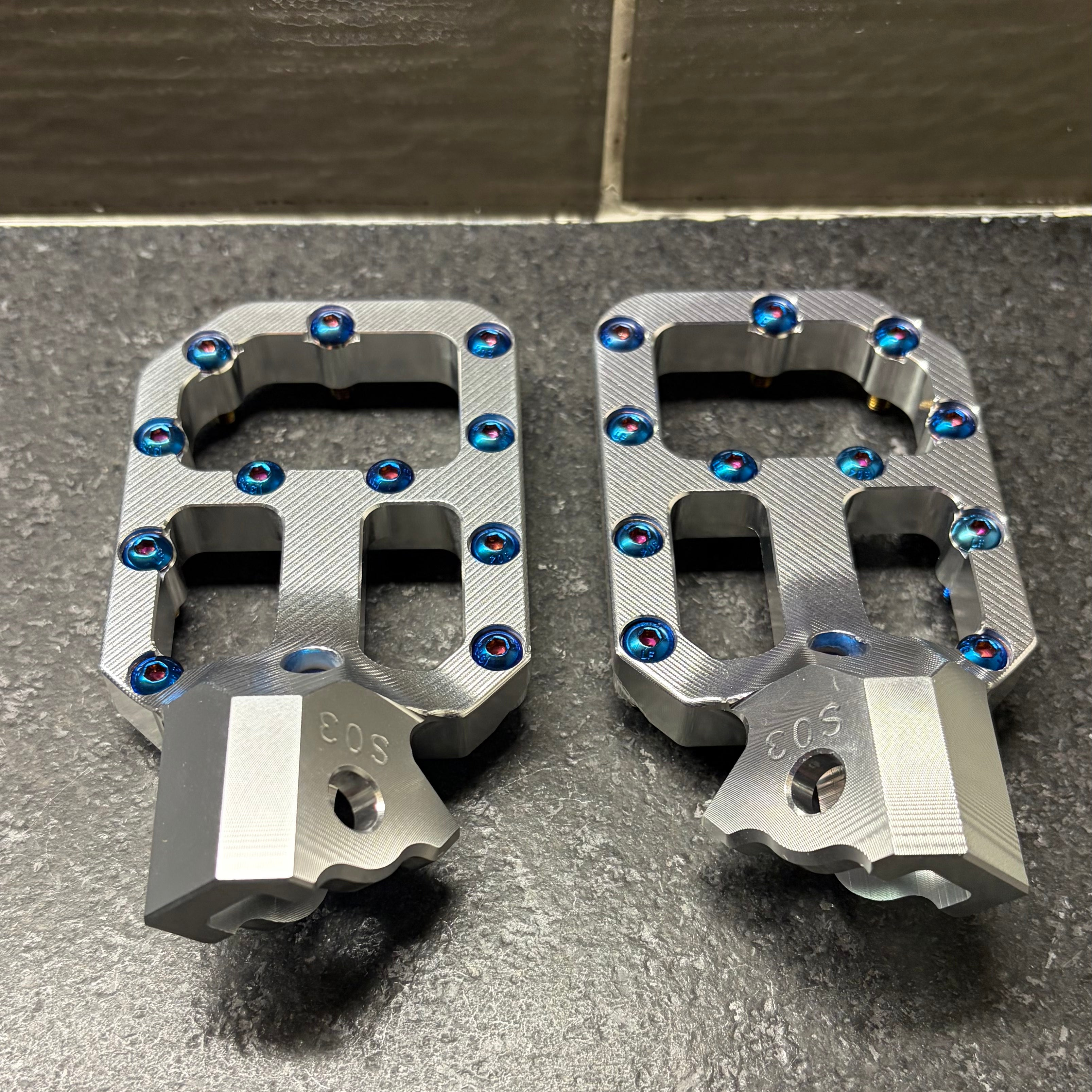 Extra Wide Tuttio Soleil 01 Titanium Pin Pegs (SHIPS SAME DAY)