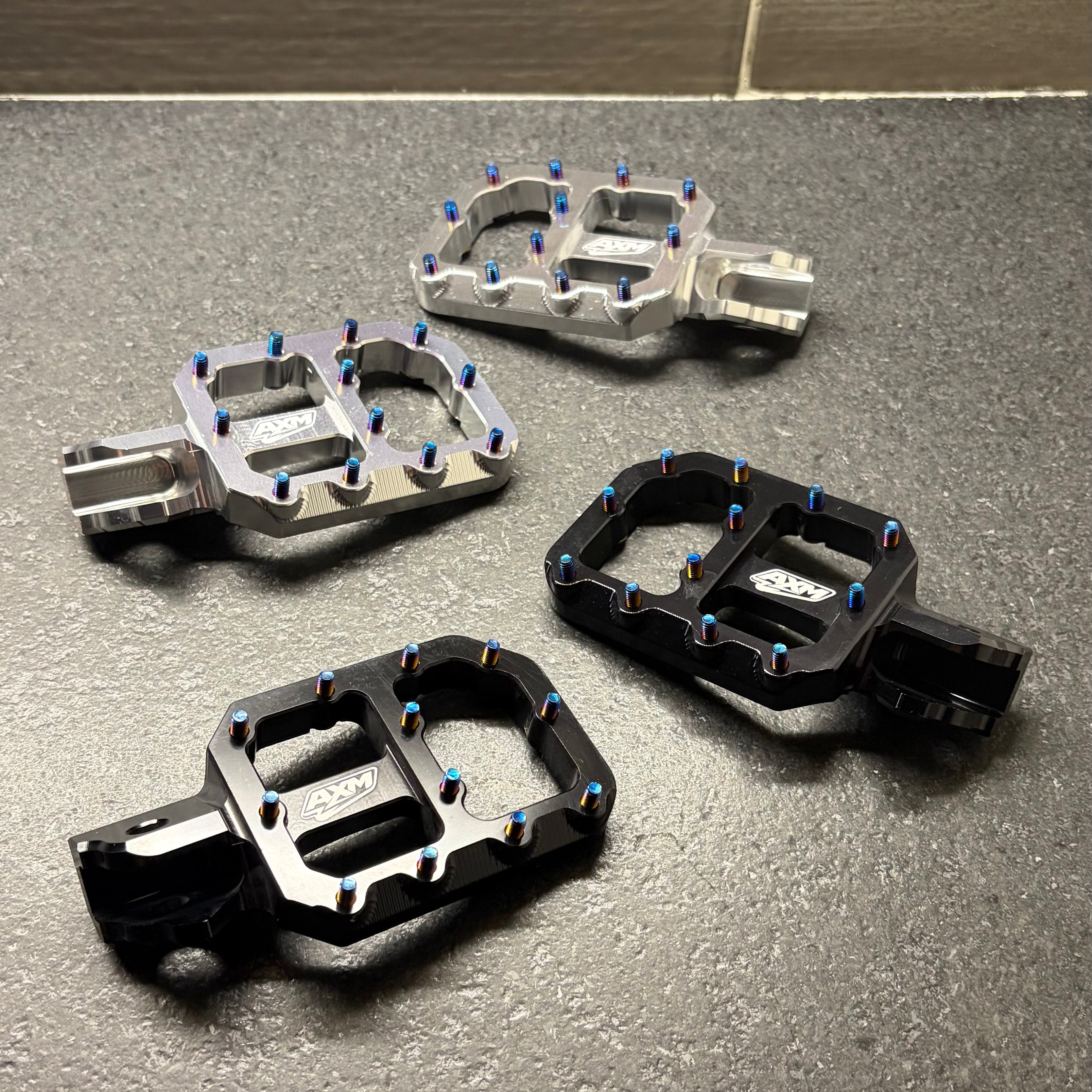 Surron LBX Wide Titanium Pin Pegs (SHIPS SAME DAY)