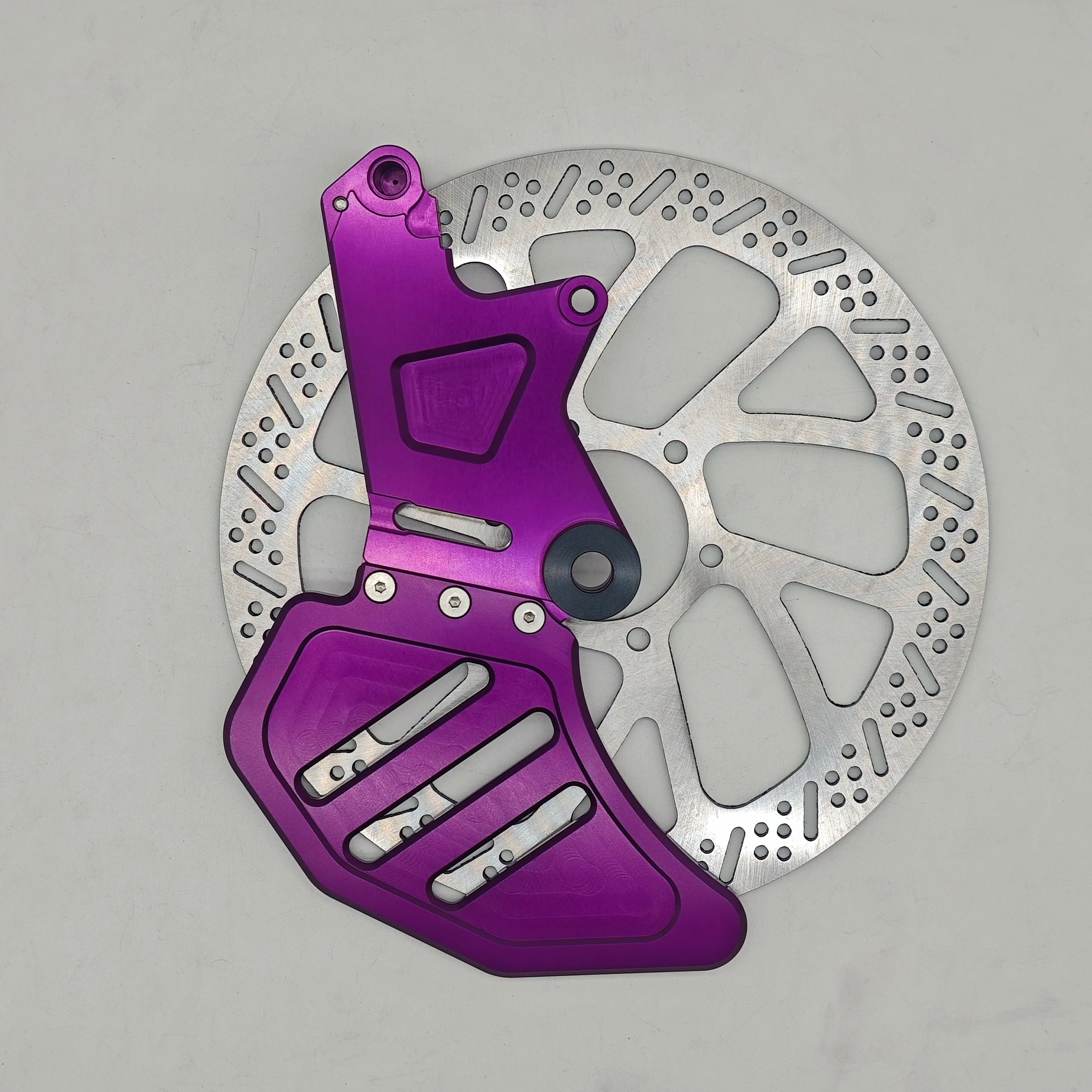 Moto Brake Single Caliper Bracket + Upgraded 240mm Rotor Kit