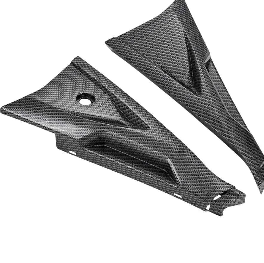 For Yozma IN10 Carbon Fiber Rear Side Panel Mud Guard Splash Fender Plastic Body Cover Electric Dirt Bike Motorcycle Accessories
