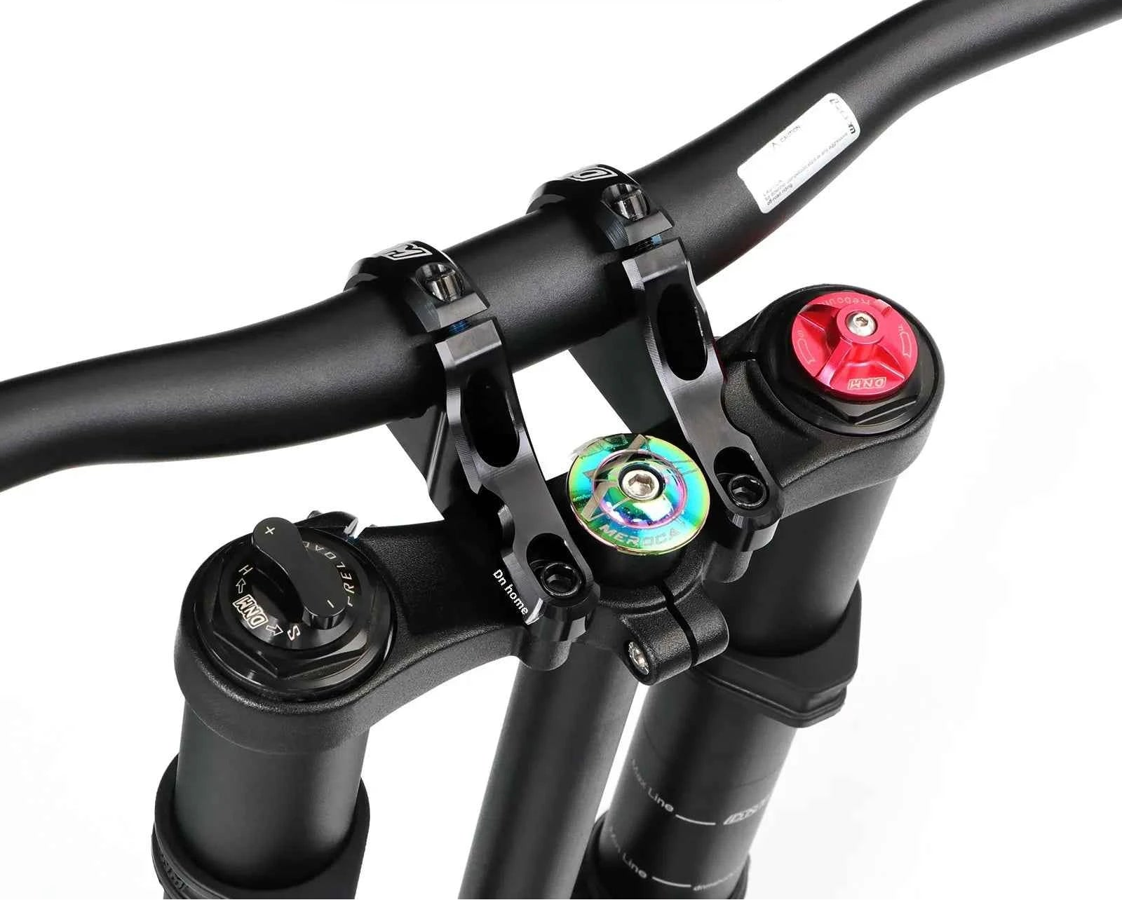 DNM DH-Specific Dual Shoulder Stem - Lightweight 31.8mm Handlebar Riser for Aggressive Downhill Riding