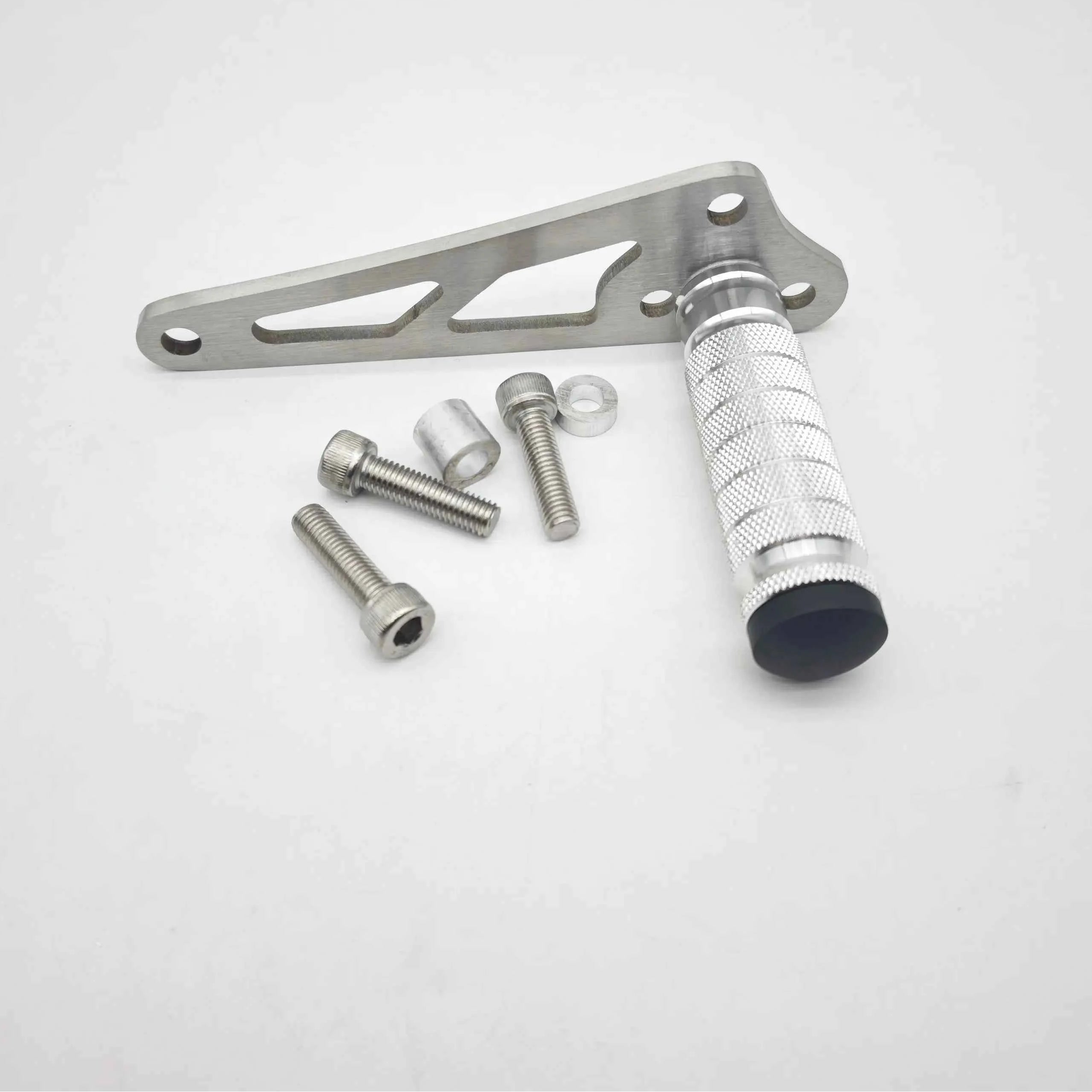 FMO Talaria XXX Stunt Foot Pegs Foot Locks - Silver, Single right  Piece