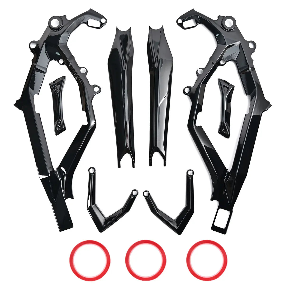Gloss Black Surron Ultra Bee Frame Guards