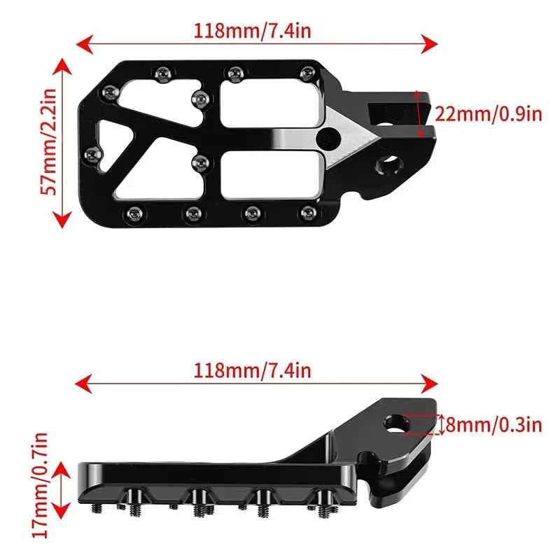 Surron LBX, Talaria X3, E-Ride Pro Upgraded Wide Pegs