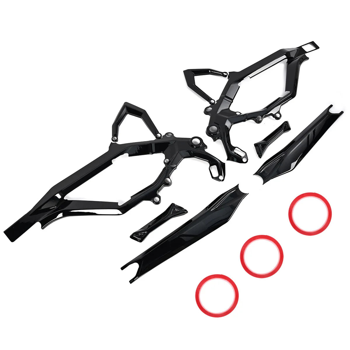 Gloss Black Surron Ultra Bee Frame Guards