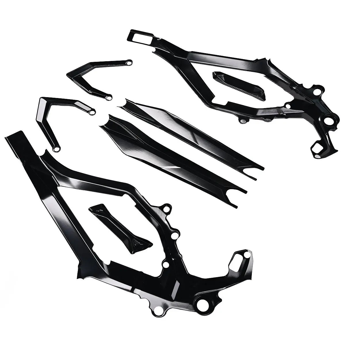 Gloss Black Surron Ultra Bee Frame Guards