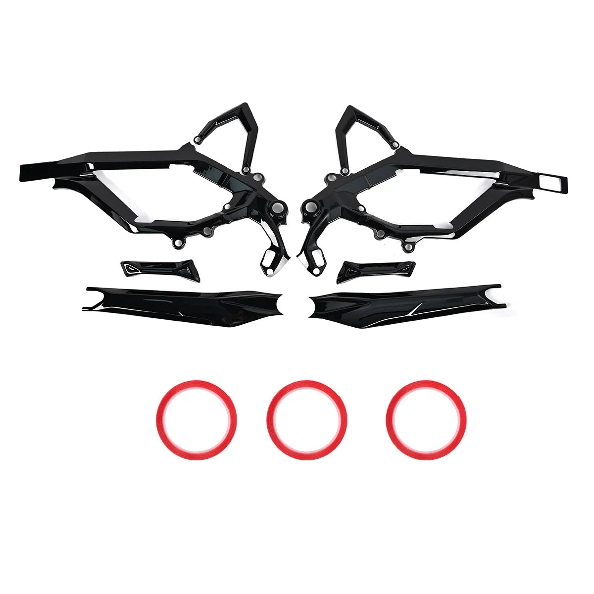 Gloss Black Surron Ultra Bee Frame Guards