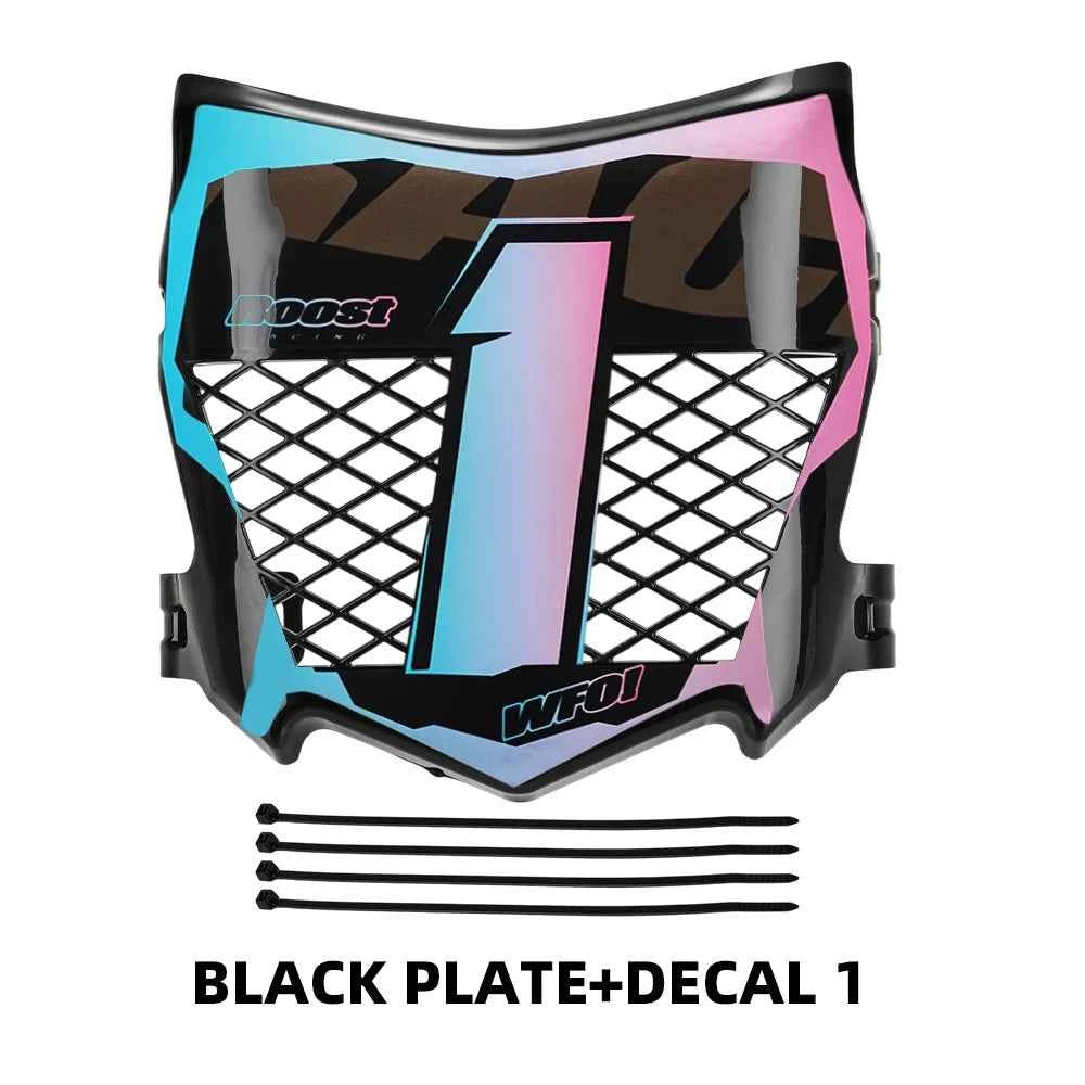 AxMotos Vented Motocutz Plate + Decal