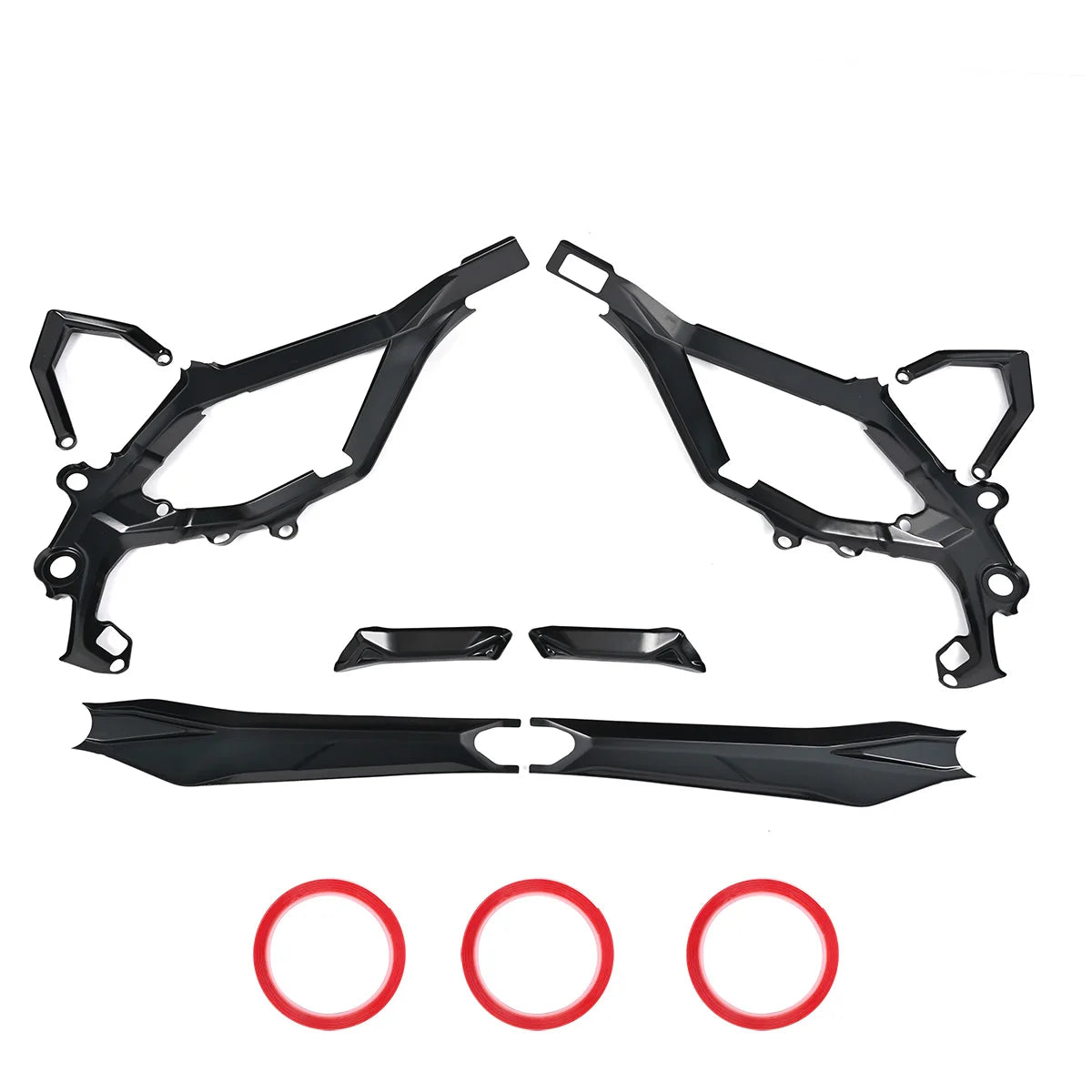Gloss Black Surron Ultra Bee Frame Guards