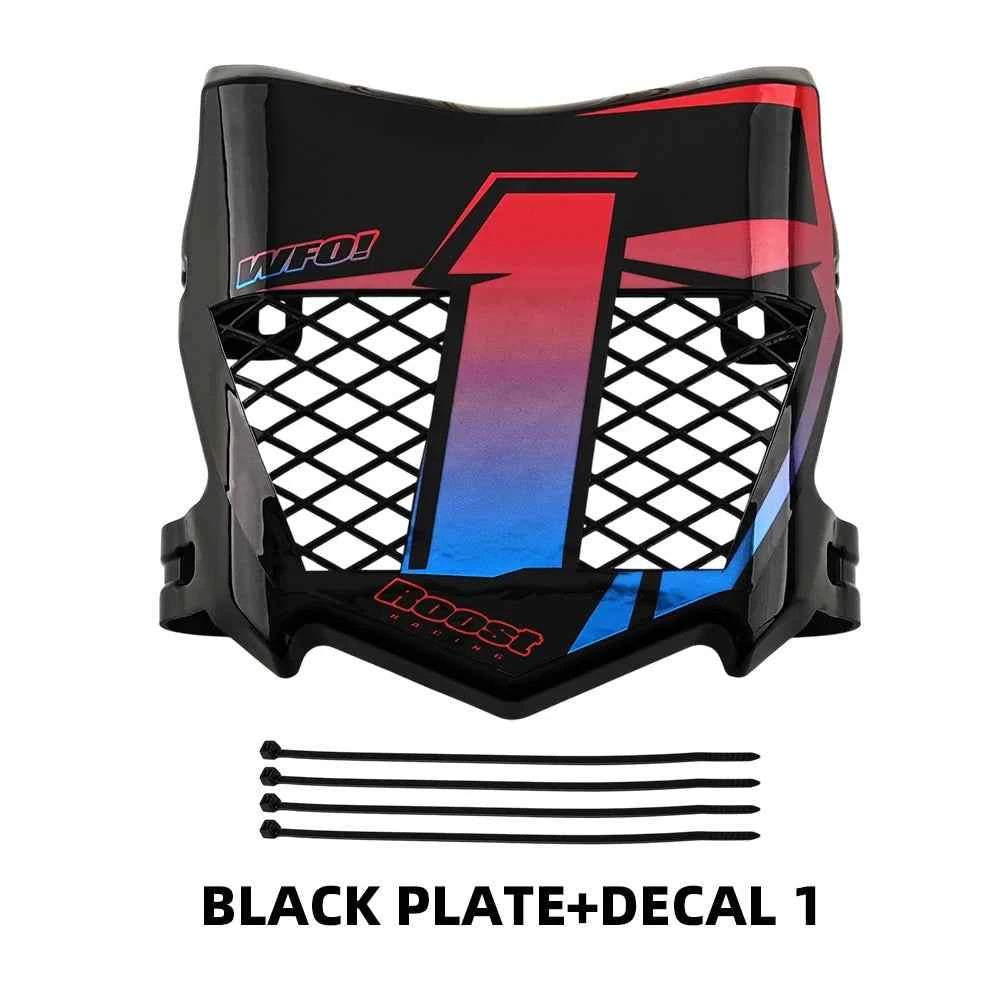 AxMotos Vented Motocutz Plate + Decal