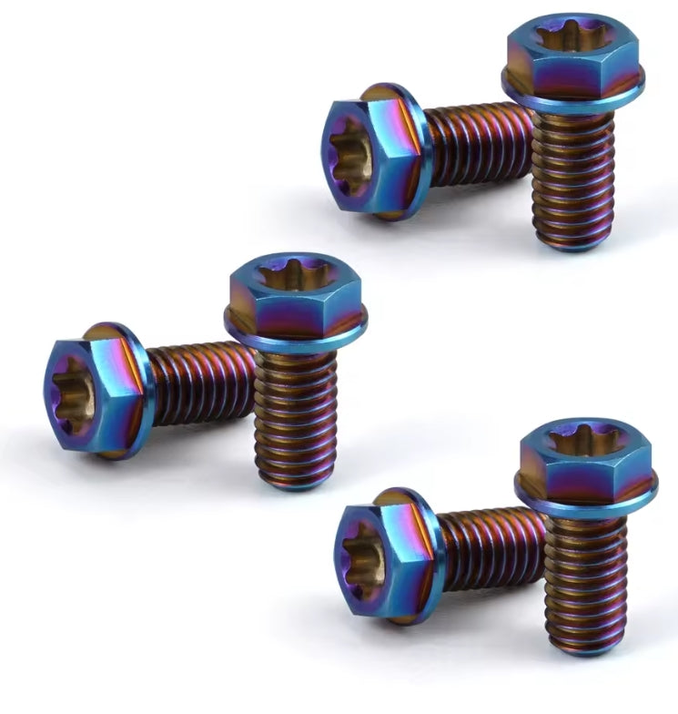 Surron LBX Rear Brake Rotor Titanium Bolts - AxMotos