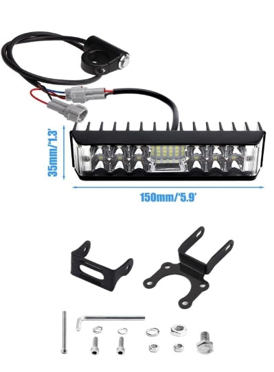 Talaria X3/Surron LBX Upgraded Plug and Play Headlight Bar - AxMotos