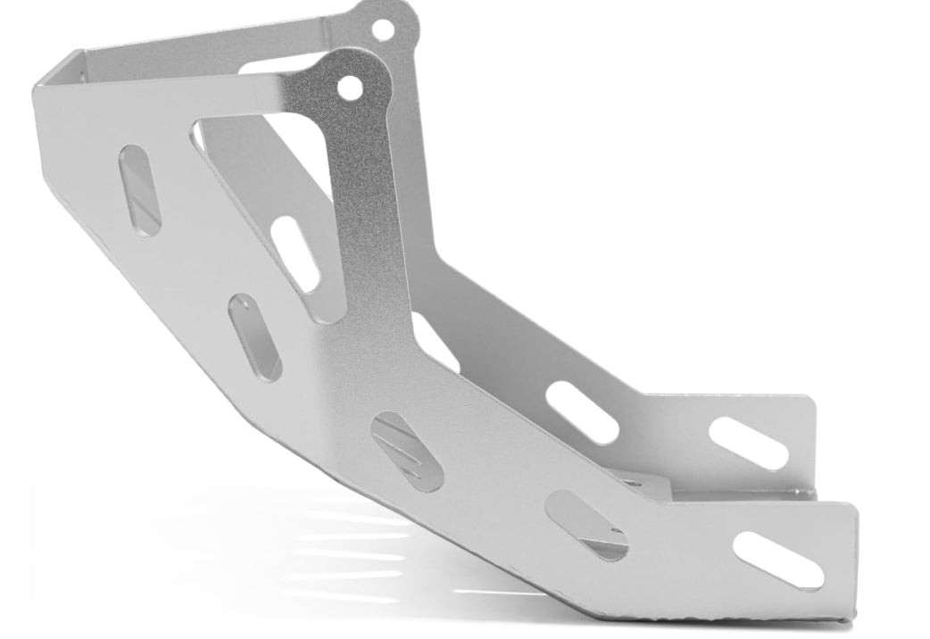 Surron Ultra Bee Upgraded Chrome/Black Bash Guard V2 - AxMotos