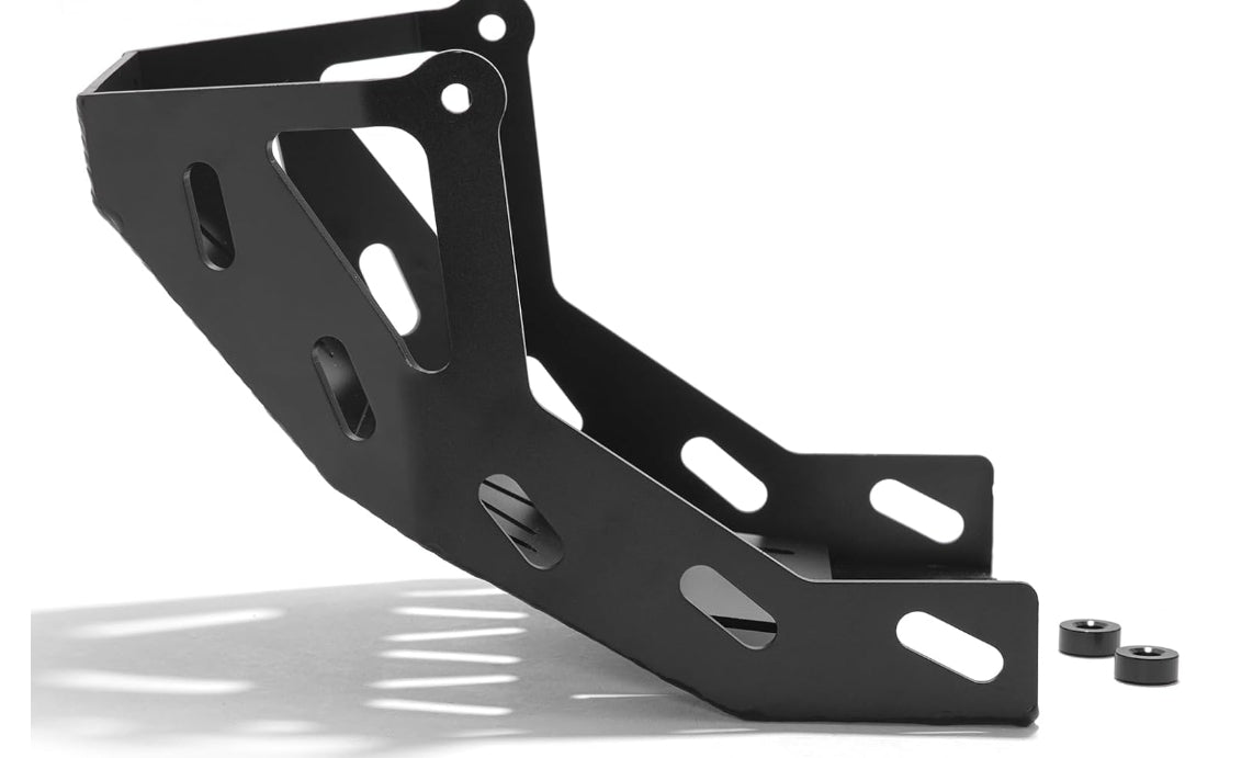 Surron Ultra Bee Upgraded Chrome/Black Bash Guard V2 - AxMotos