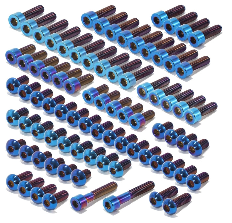 Surron LBX/79 Bike Complete Titanium Bolt Kit. - AxMotos