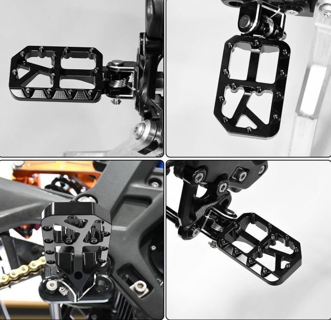 Surron LBX, Talaria X3, E-Ride Pro Upgraded Wide Pegs - AxMotos