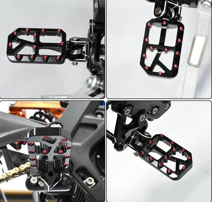 Surron LBX, Talaria X3, E-Ride Pro Upgraded Wide Pegs - AxMotos