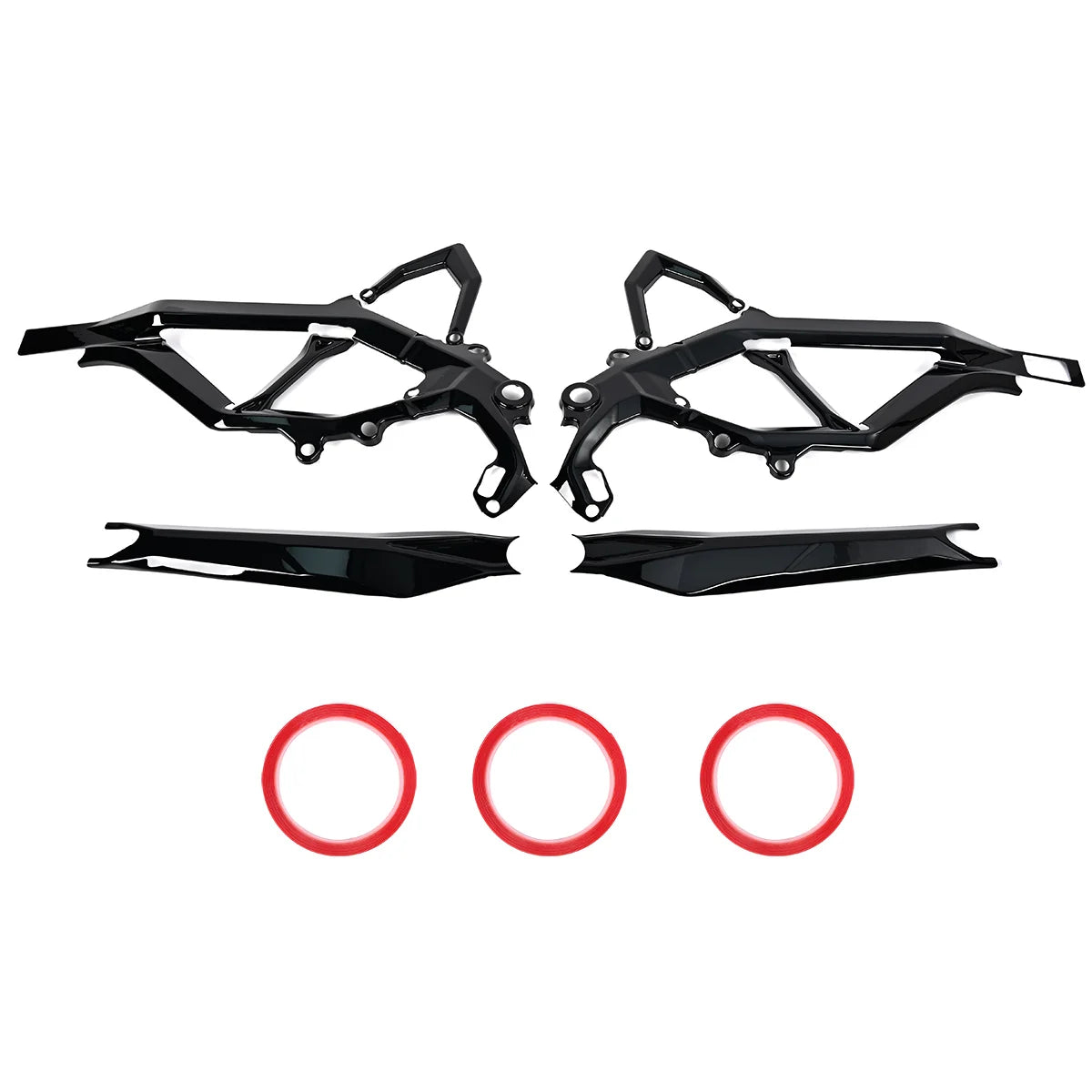 Gloss Black Surron Ultra Bee Frame Guards