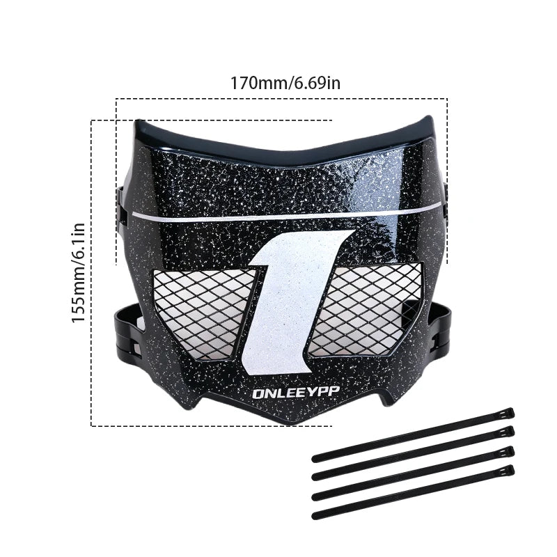 Pre Made Vented Motocutz Plate + Decal