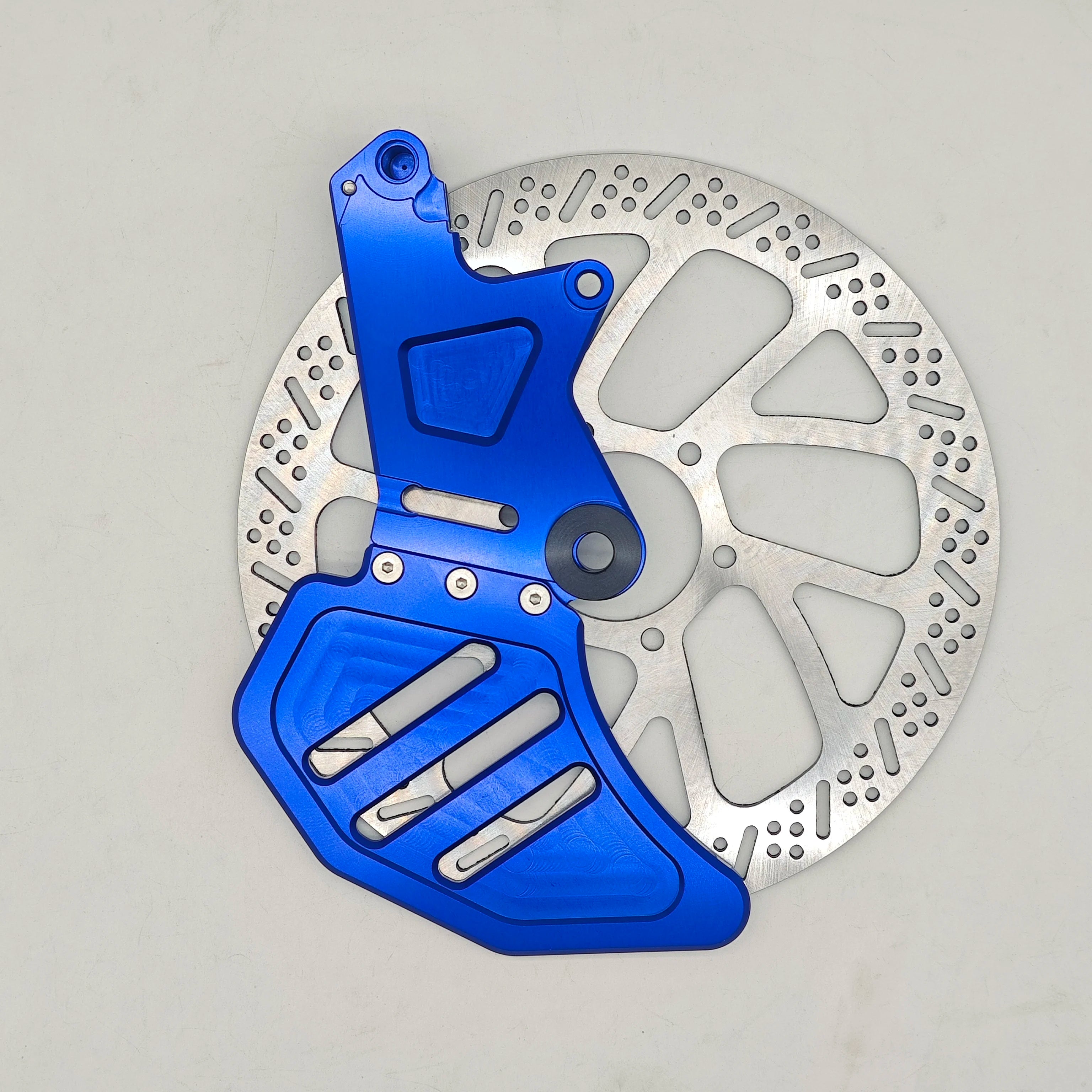 Moto Brake Single Caliper Bracket + Upgraded 240mm Rotor Kit