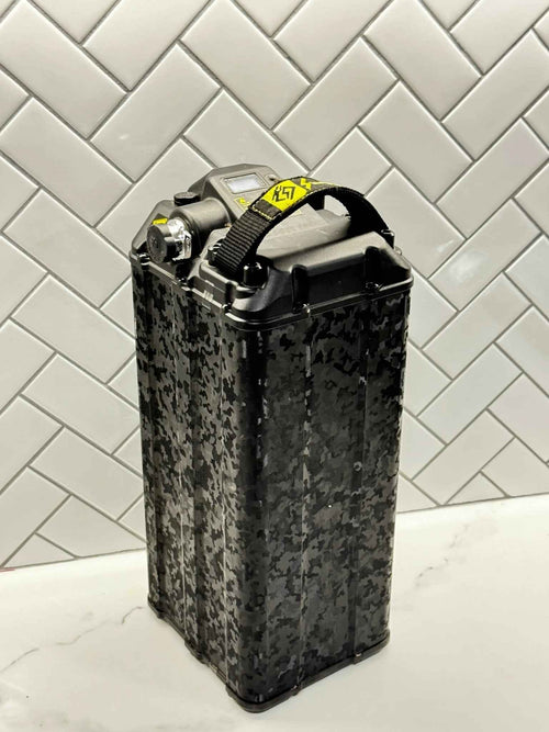 E-Bike ShadowSlate Black Camouflage Wrap