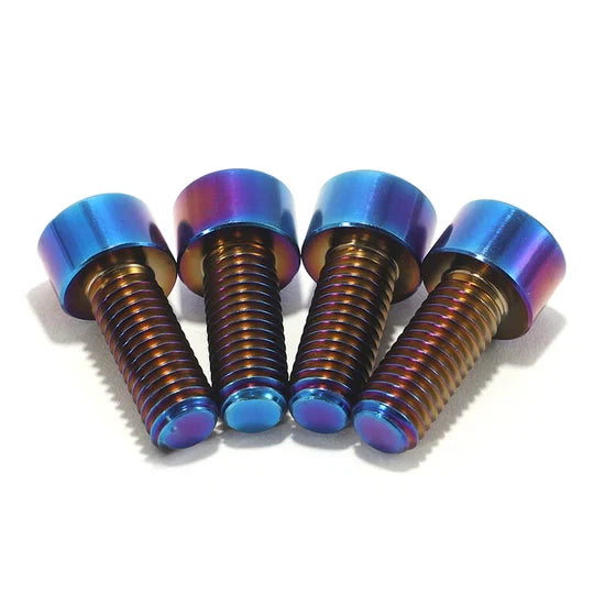 Titanium front axel pinch bolts